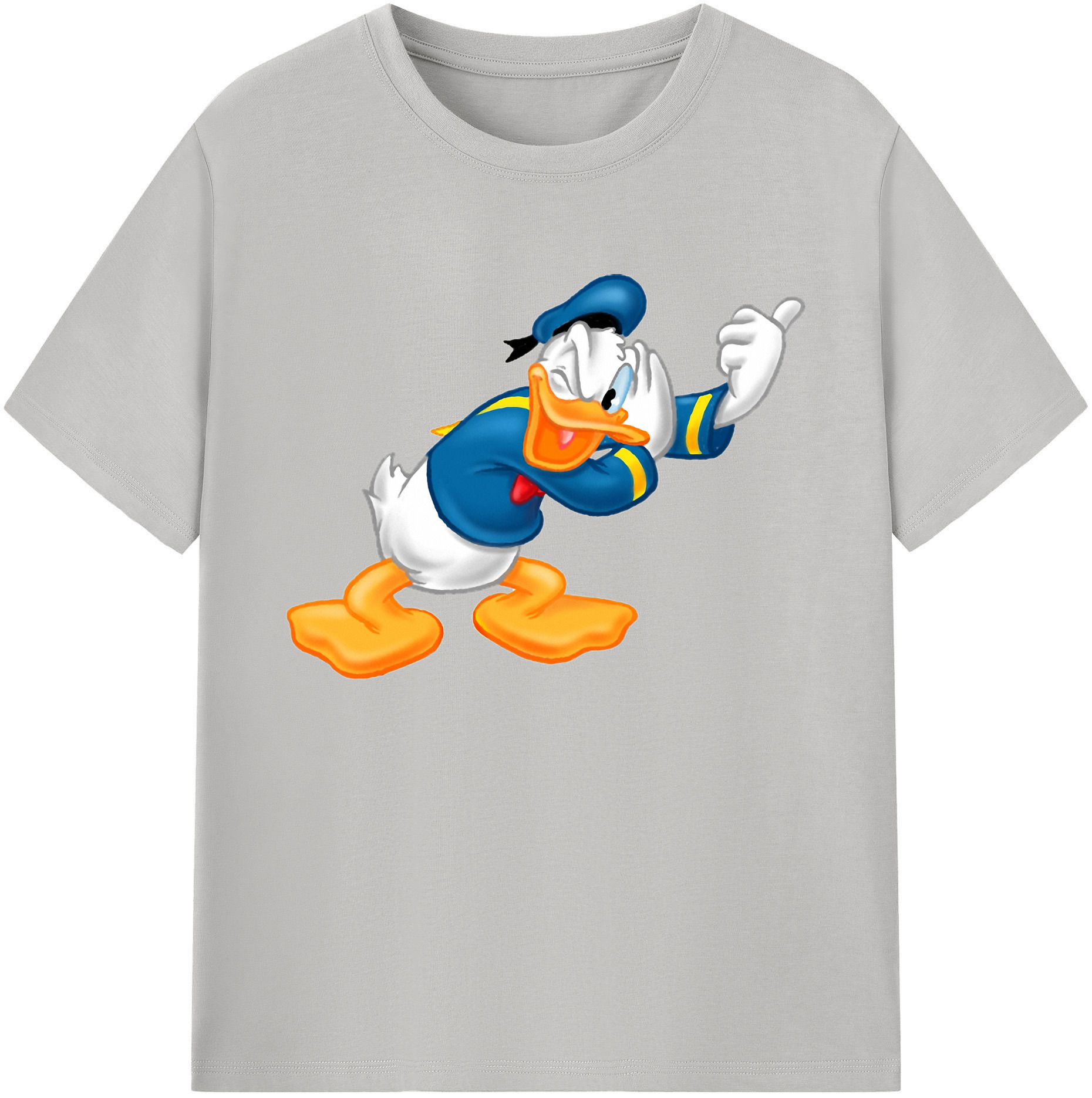 ミッキーマウス Mickey Mouse 綿100％ メンズ半袖Tシャツ｜肌触りやわらか＆通気性