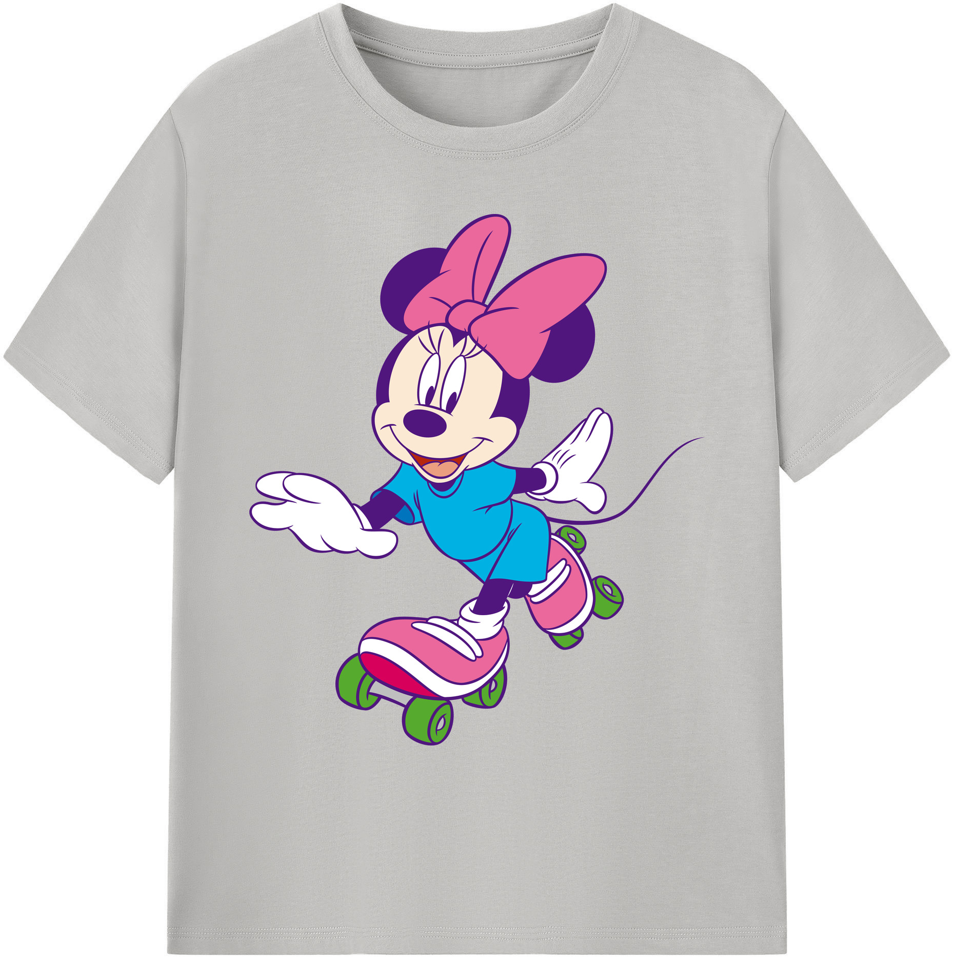 ミッキーマウス Mickey Mouse 綿100％ メンズ半袖Tシャツ｜肌触りやわらか＆通気性
