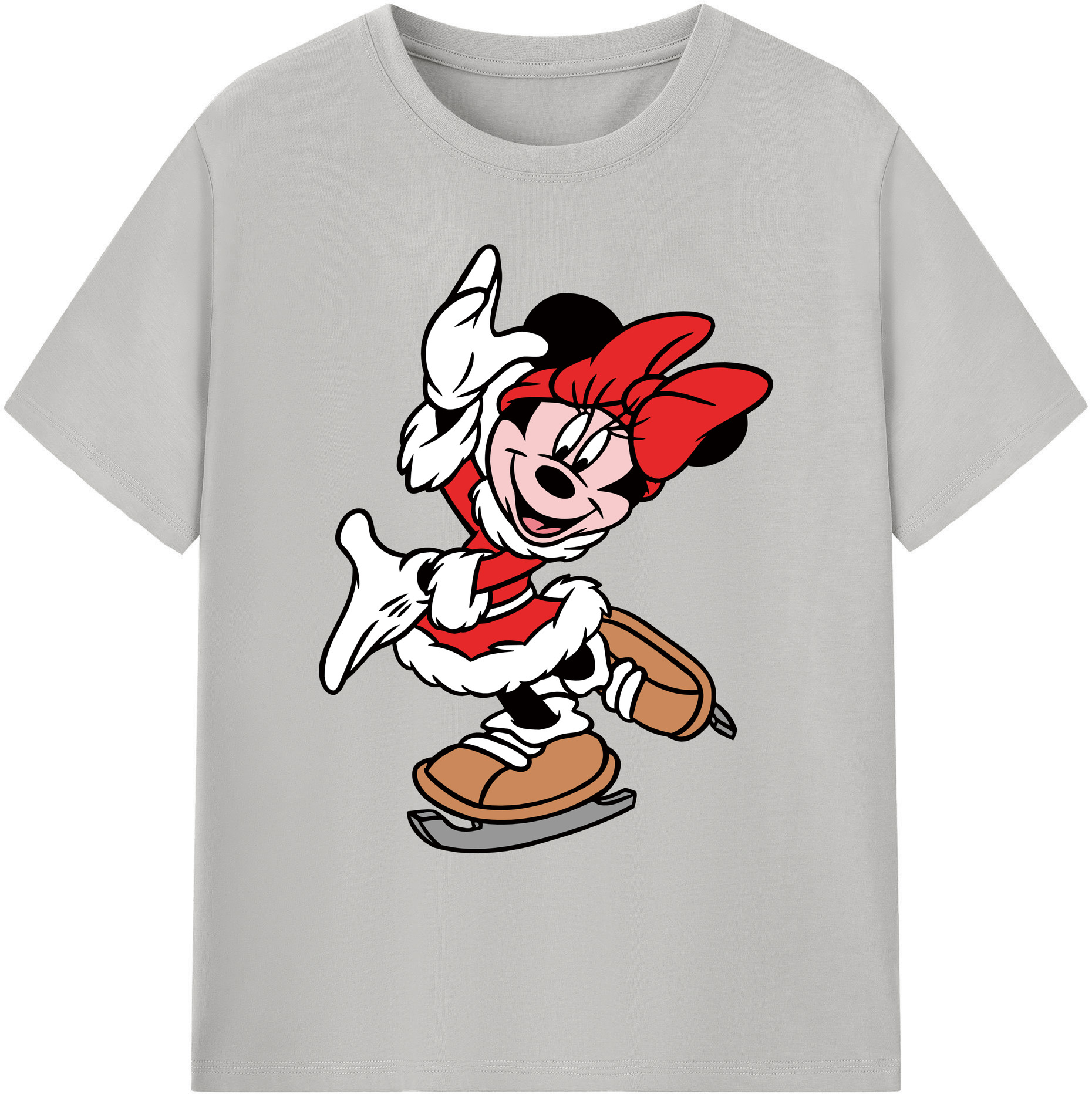 ミッキーマウス Mickey Mouse 綿100％ メンズ半袖Tシャツ｜肌触りやわらか＆通気性