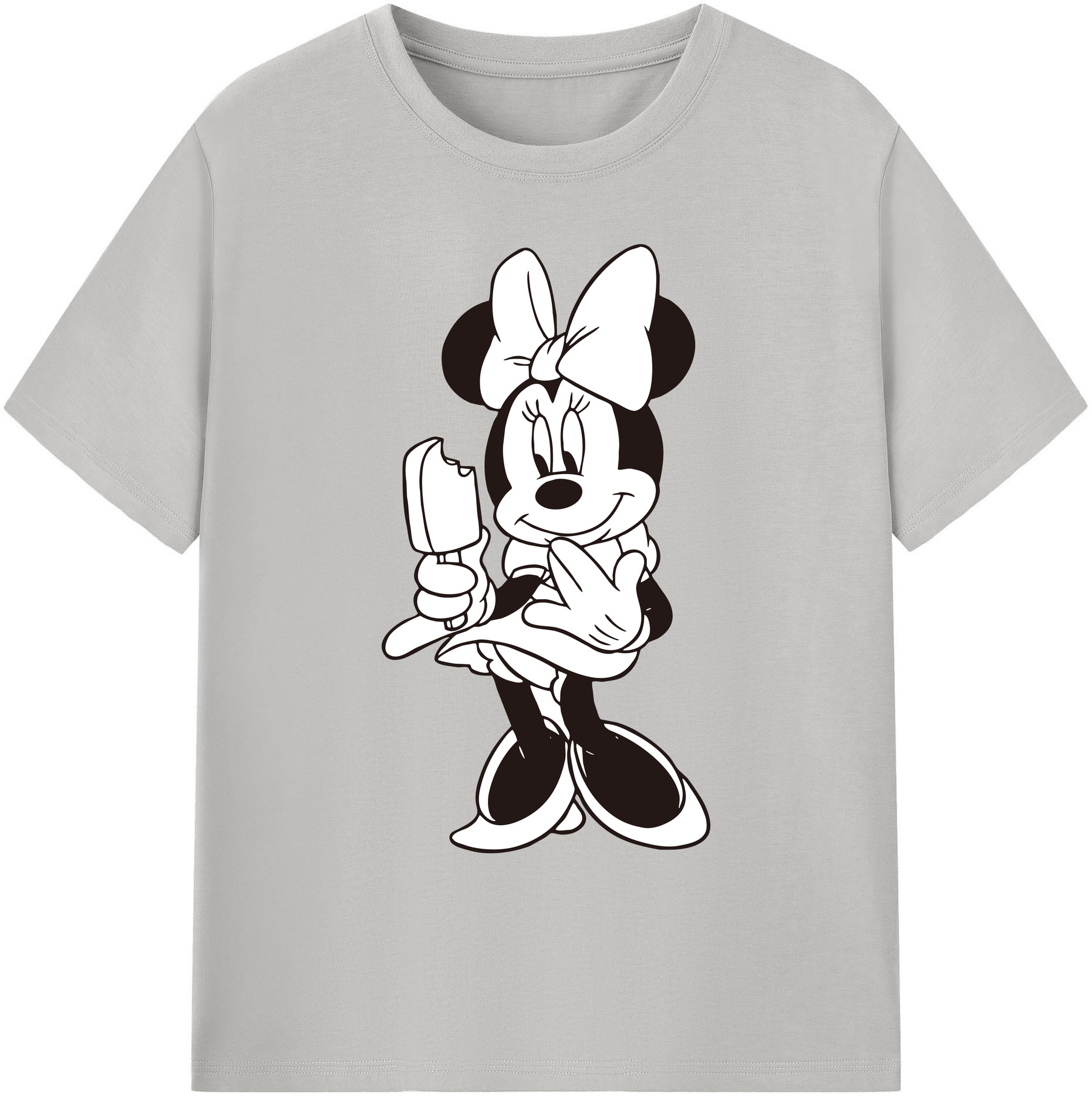 ミッキーマウス Mickey Mouse 綿100％ メンズ半袖Tシャツ｜肌触りやわらか＆通気性
