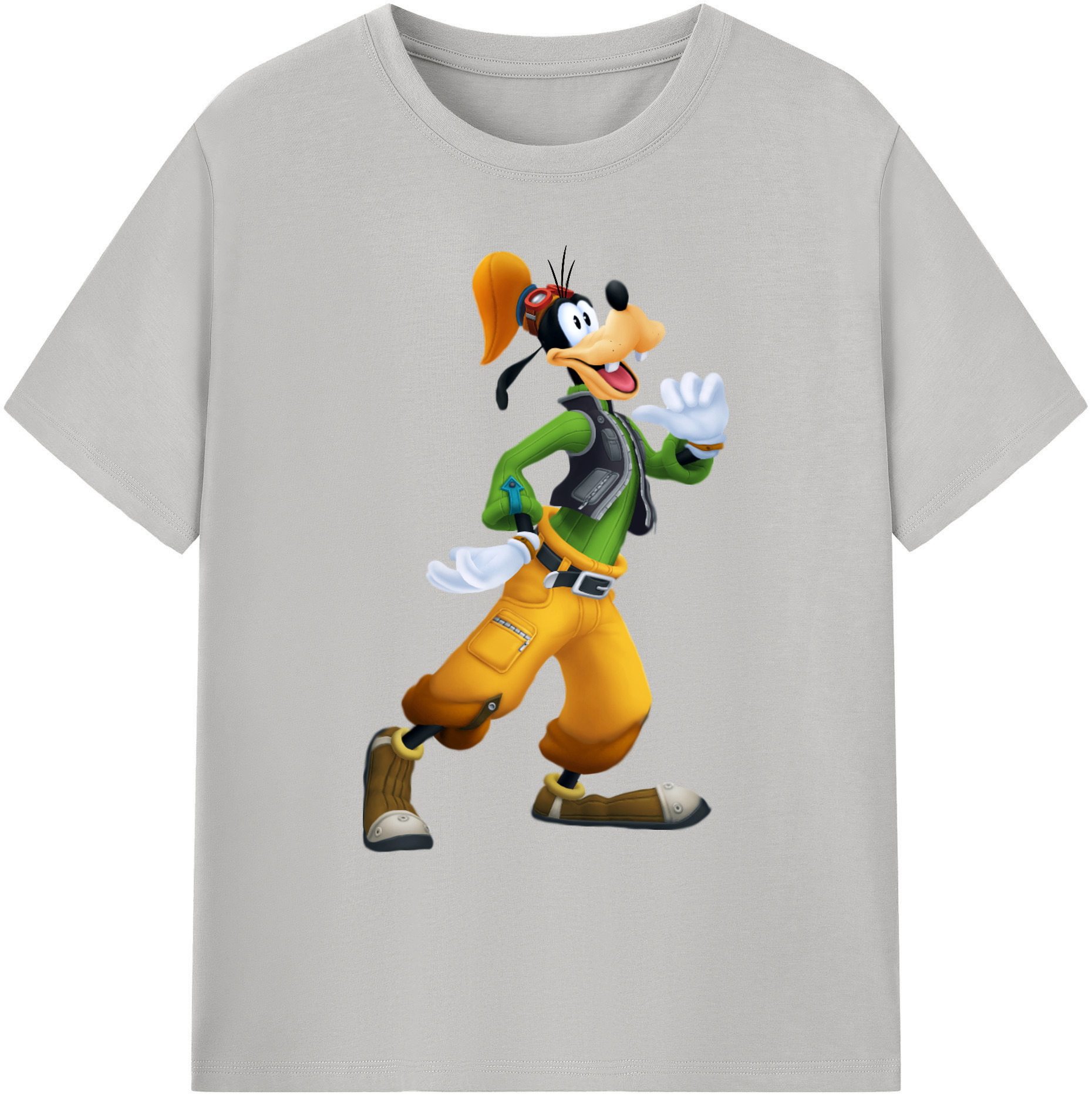 ミッキーマウス Mickey Mouse 綿100％ メンズ半袖Tシャツ｜肌触りやわらか＆通気性