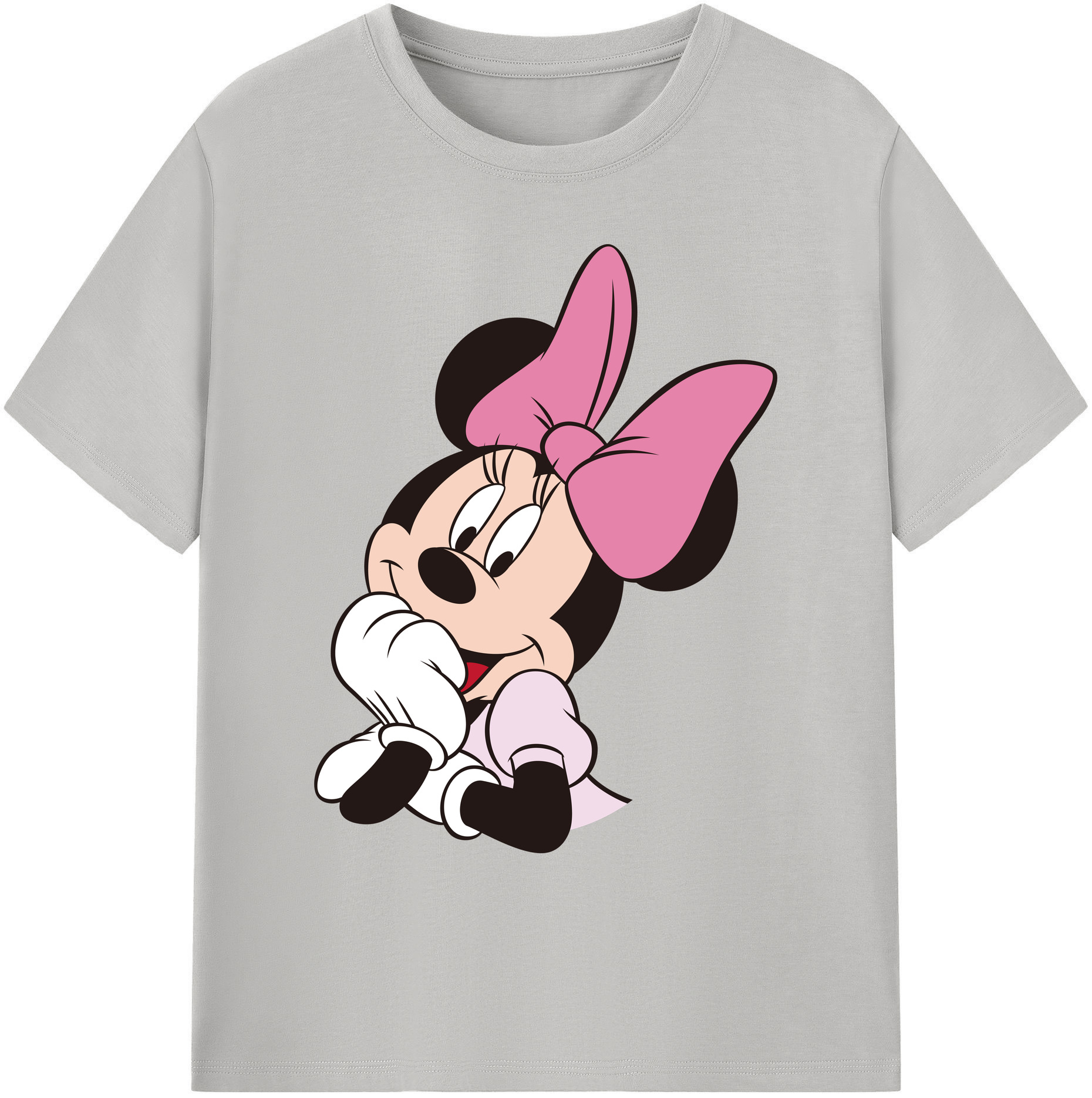 ミッキーマウス Mickey Mouse 綿100％ メンズ半袖Tシャツ｜肌触りやわらか＆通気性