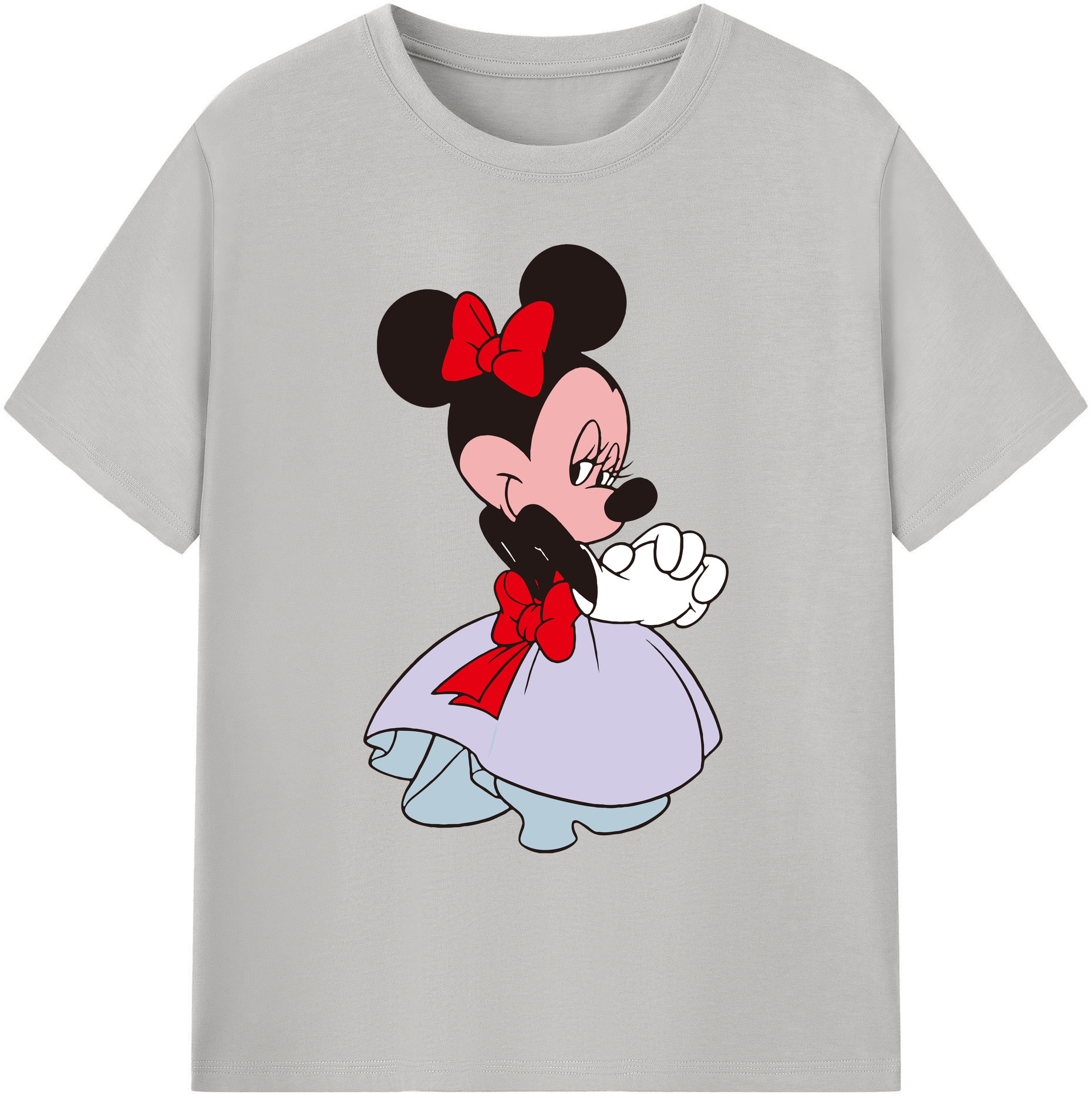 ミッキーマウス Mickey Mouse 綿100％ メンズ半袖Tシャツ｜肌触りやわらか＆通気性