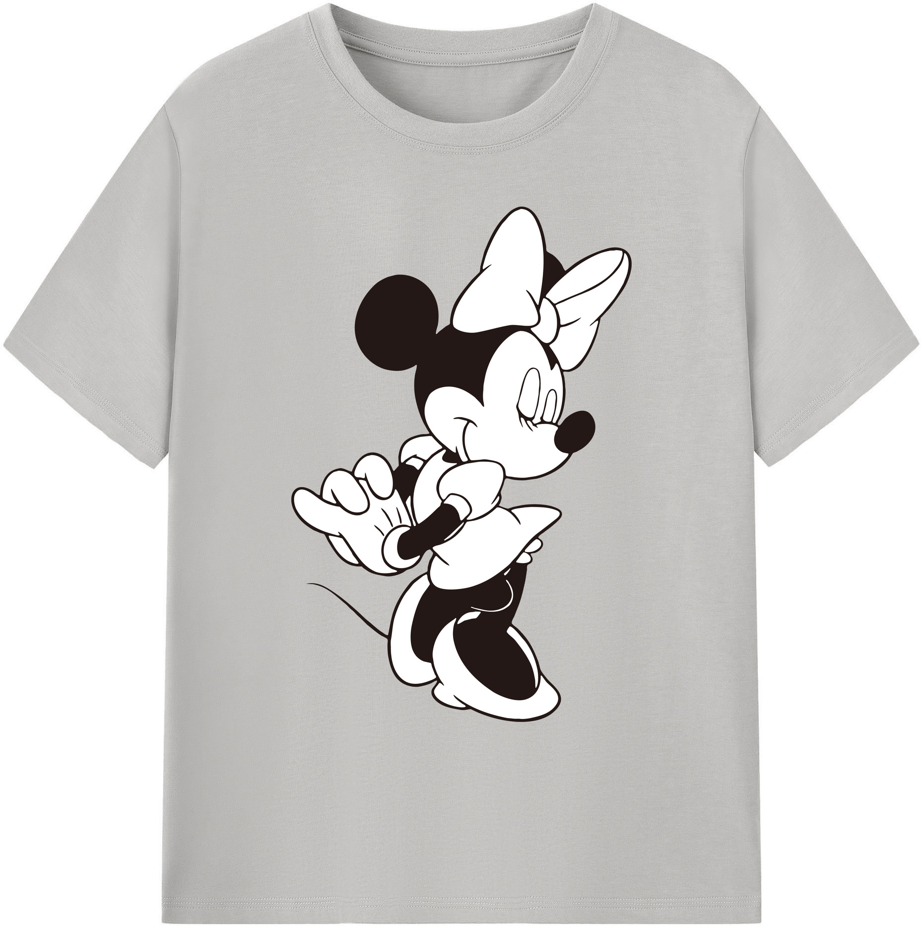 ミッキーマウス Mickey Mouse 綿100％ メンズ半袖Tシャツ｜肌触りやわらか＆通気性
