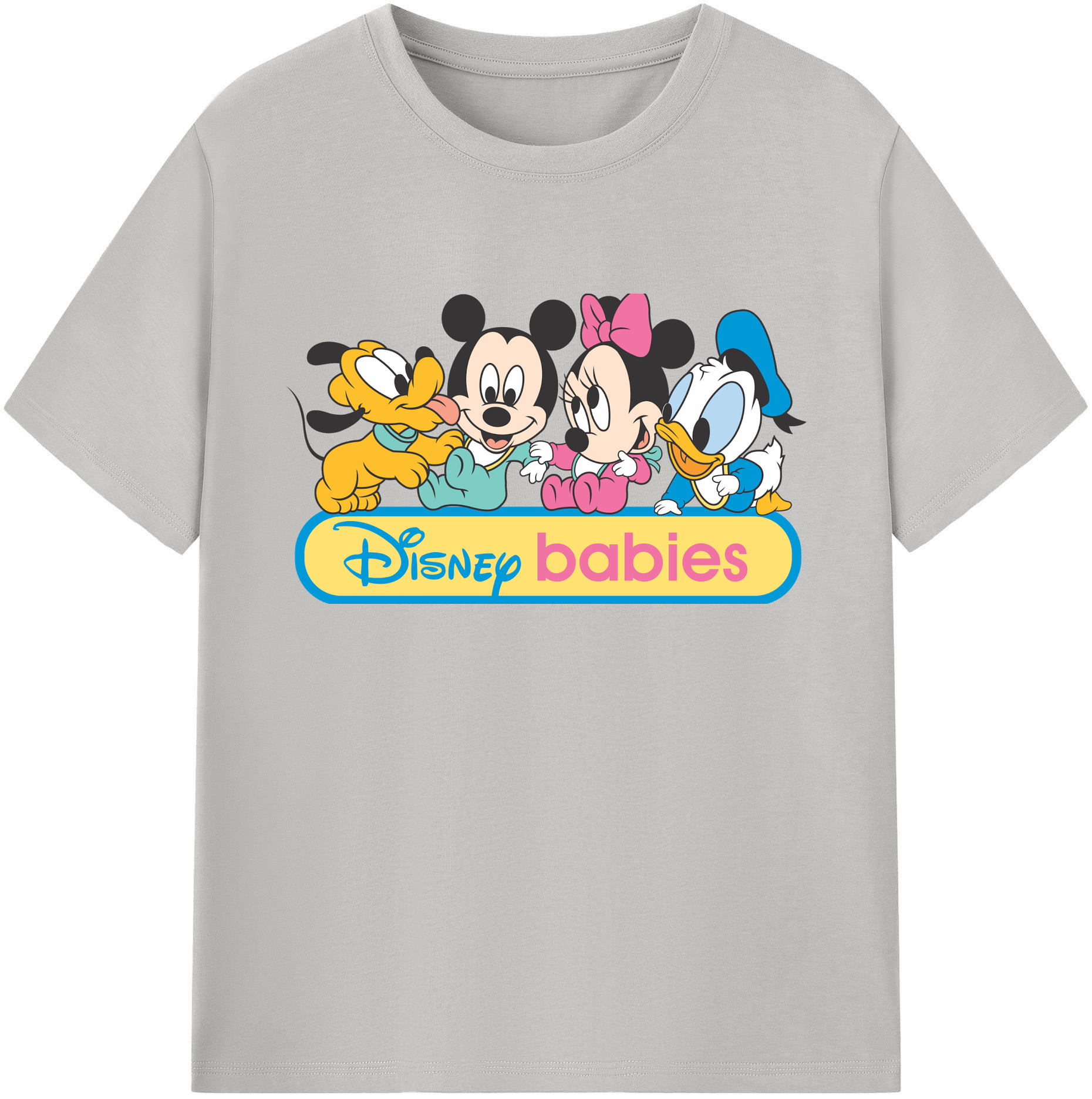ミッキーマウス Mickey Mouse 綿100％ メンズ半袖Tシャツ｜肌触りやわらか＆通気性