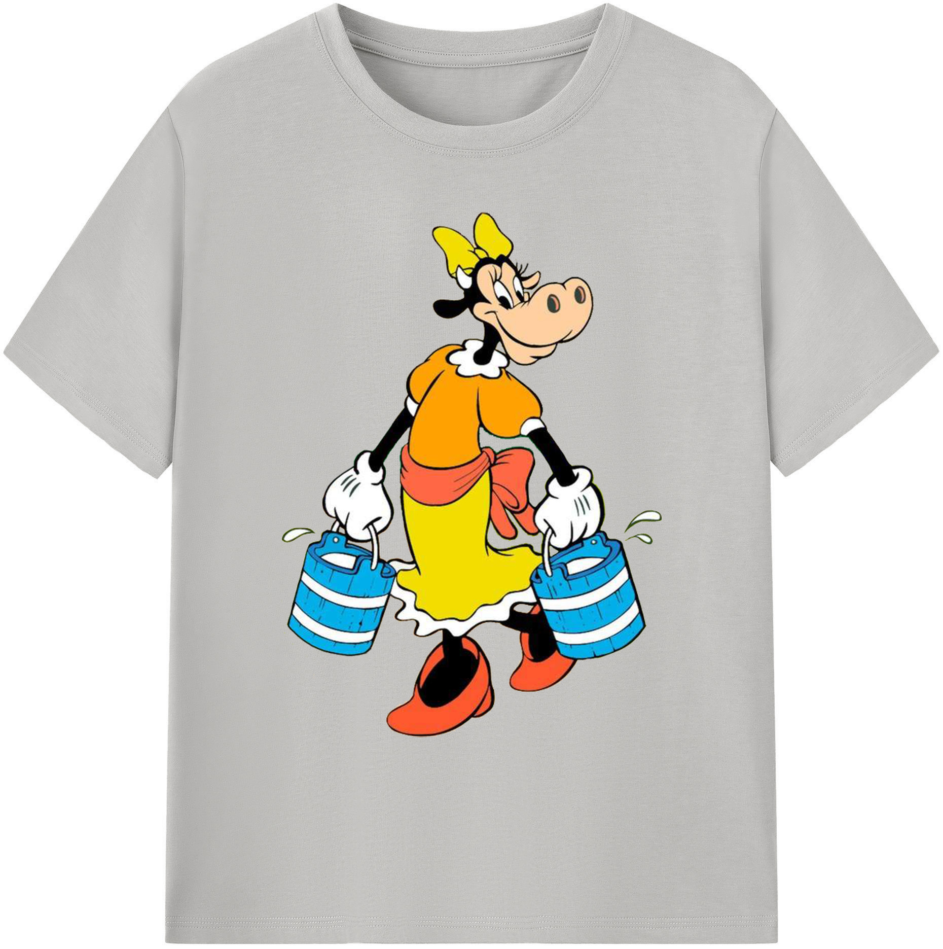 ミッキーマウス Mickey Mouse 綿100％ メンズ半袖Tシャツ｜肌触りやわらか＆通気性