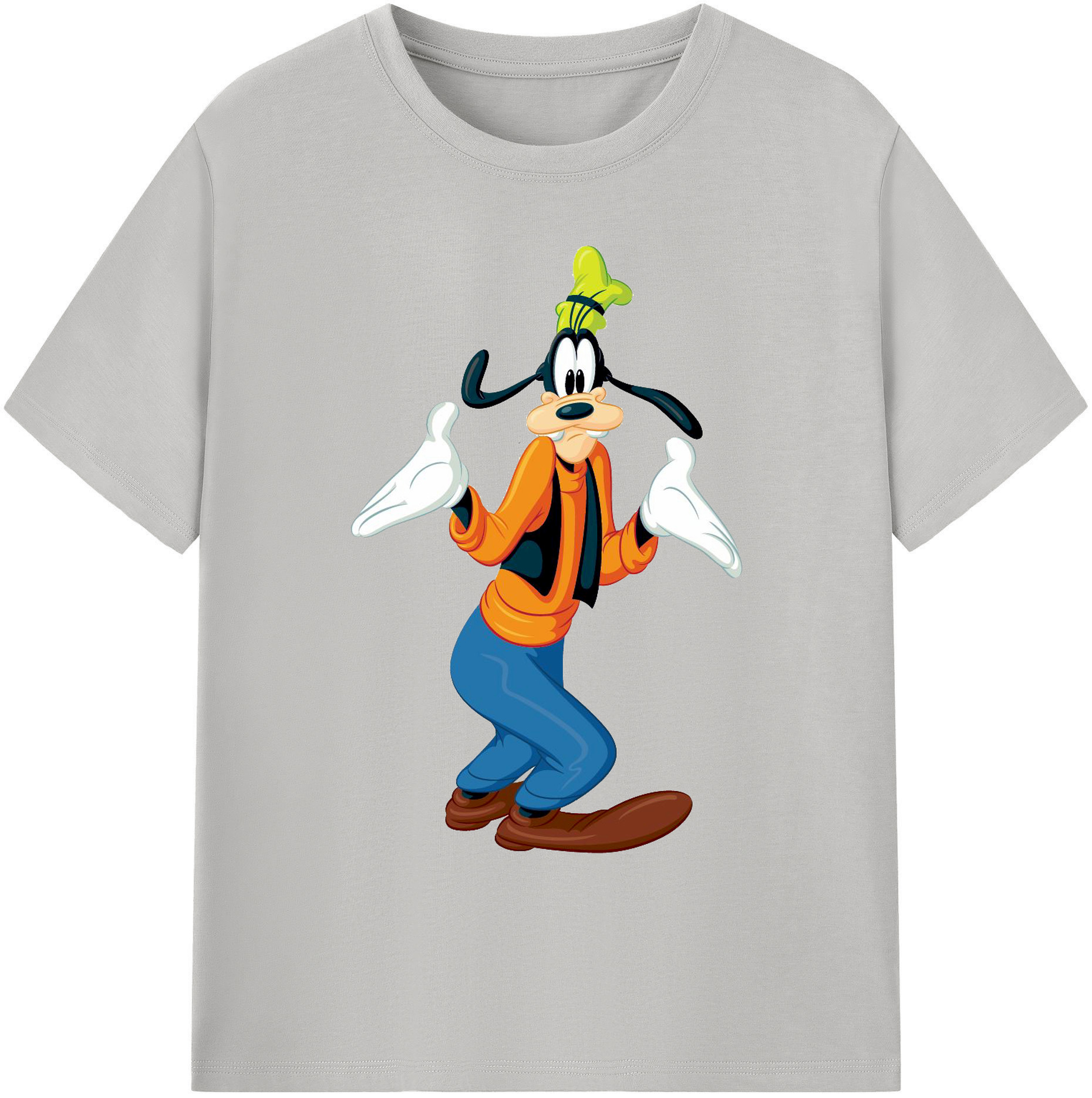 ミッキーマウス Mickey Mouse 綿100％ メンズ半袖Tシャツ｜肌触りやわらか＆通気性