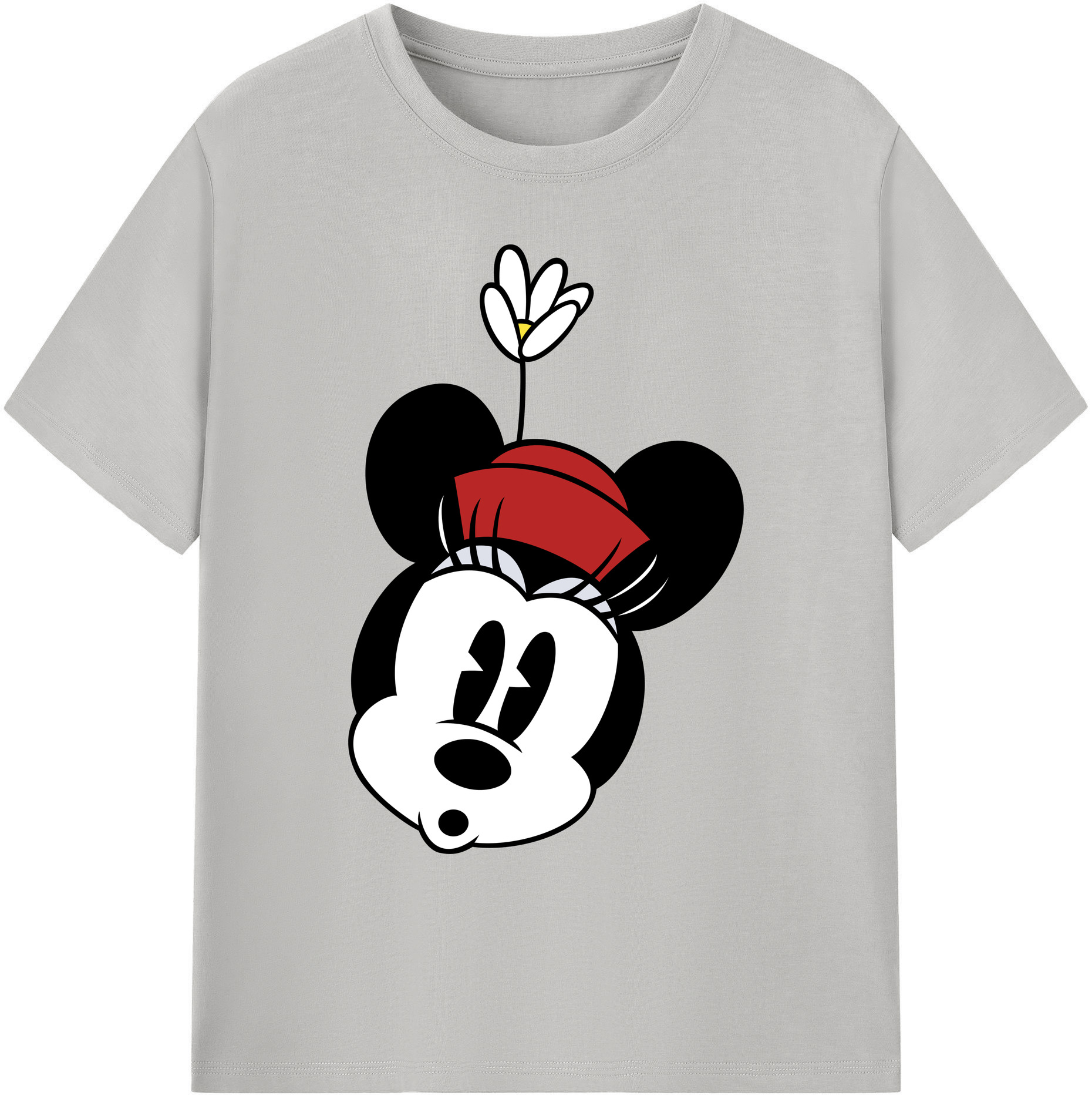 ミッキーマウス Mickey Mouse 綿100％ メンズ半袖Tシャツ｜肌触りやわらか＆通気性