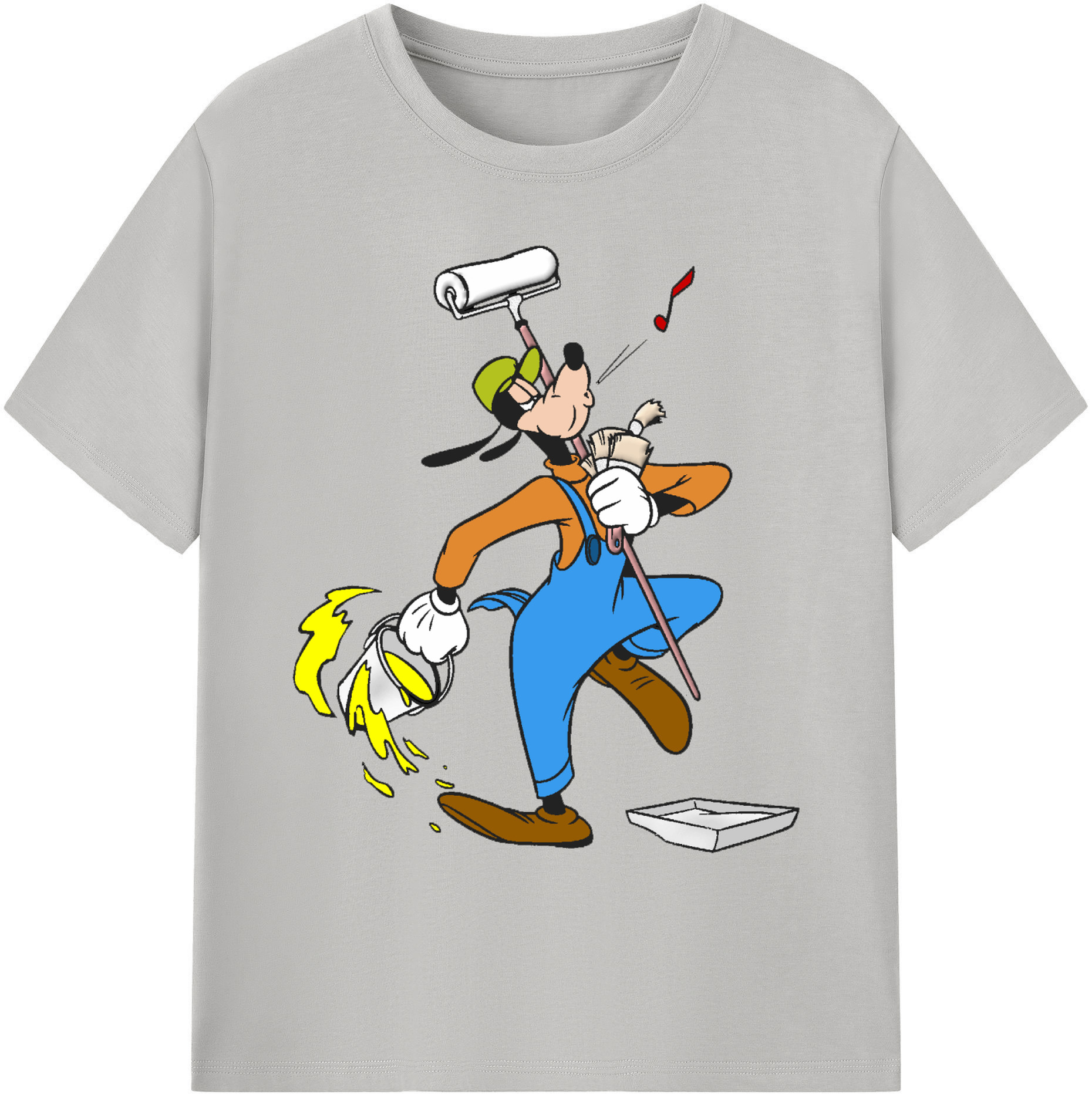 ミッキーマウス Mickey Mouse 綿100％ メンズ半袖Tシャツ｜肌触りやわらか＆通気性