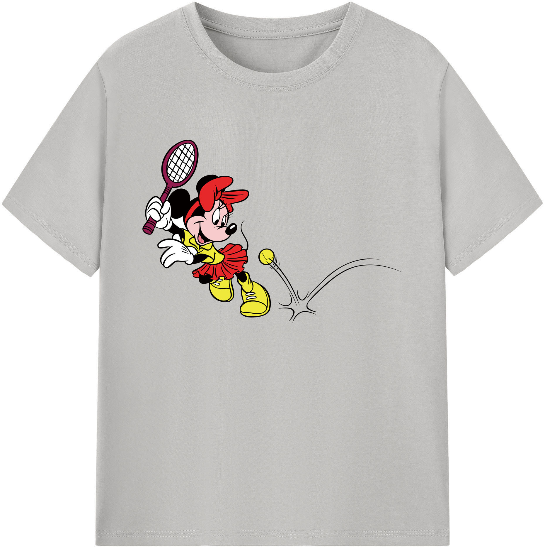 ミッキーマウス Mickey Mouse 綿100％ メンズ半袖Tシャツ｜肌触りやわらか＆通気性