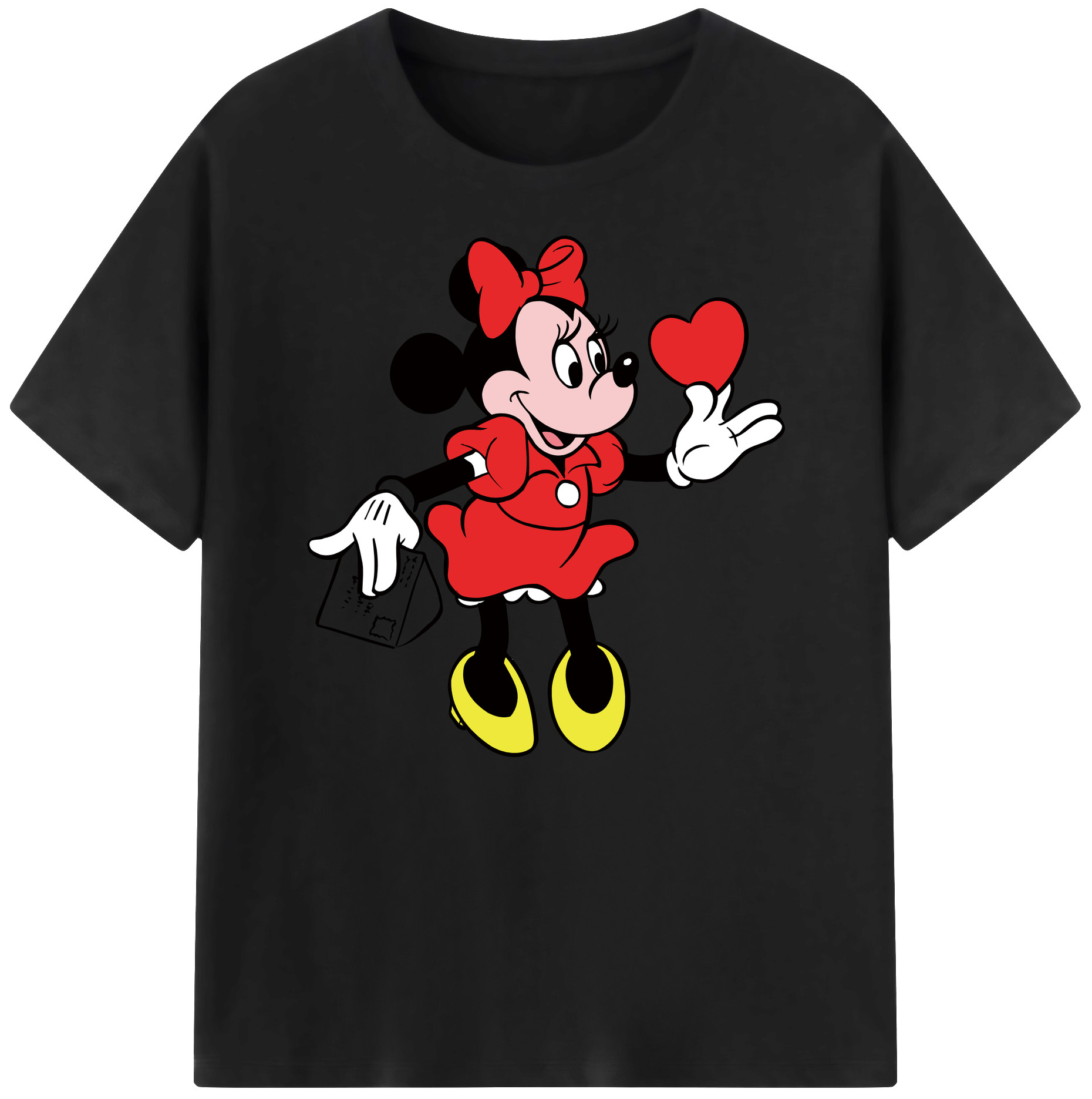 ミッキーマウス Mickey Mouse 綿100％ メンズ半袖Tシャツ｜肌触りやわらか＆通気性
