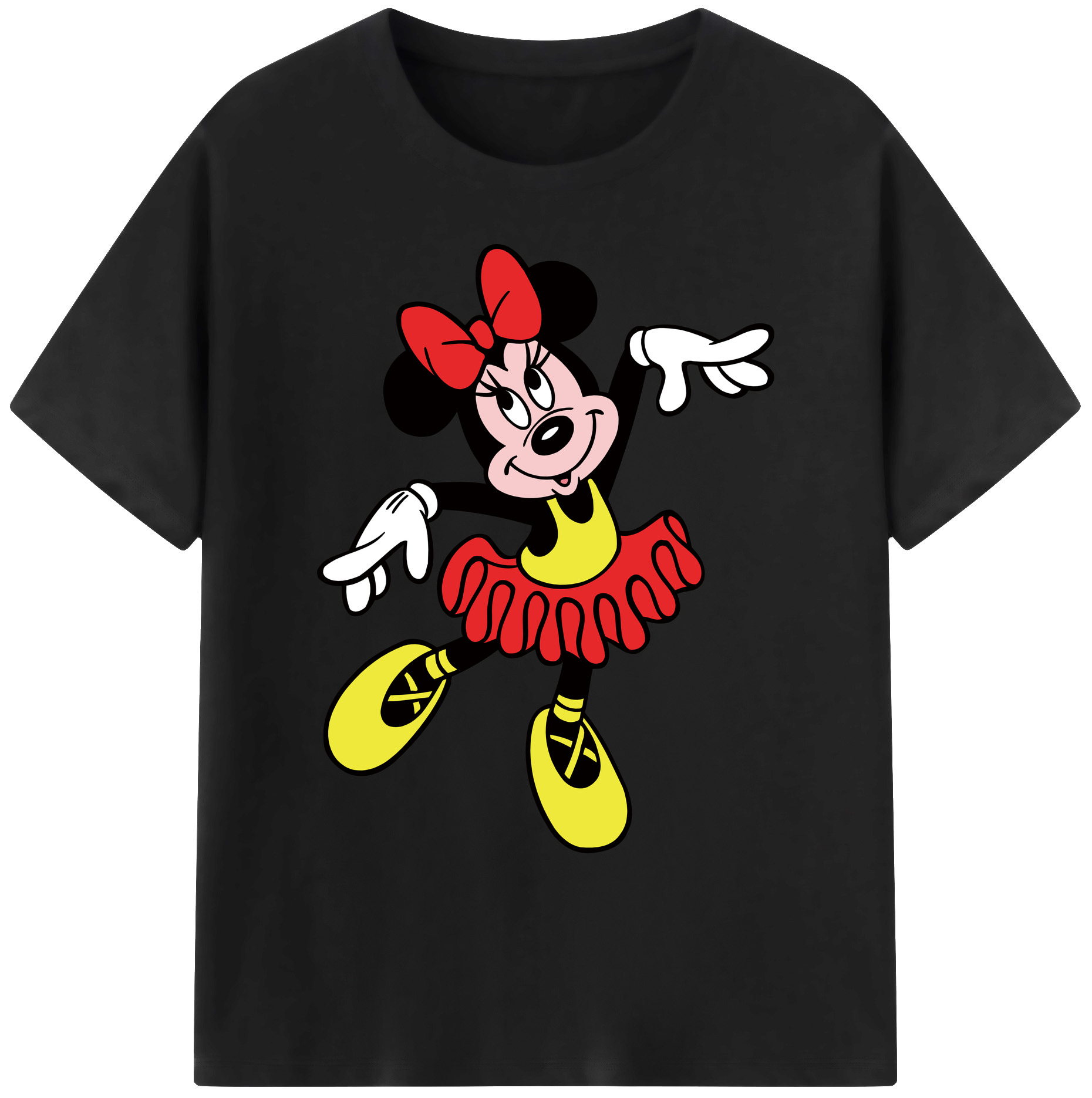 ミッキーマウス Mickey Mouse 綿100％ メンズ半袖Tシャツ｜肌触りやわらか＆通気性