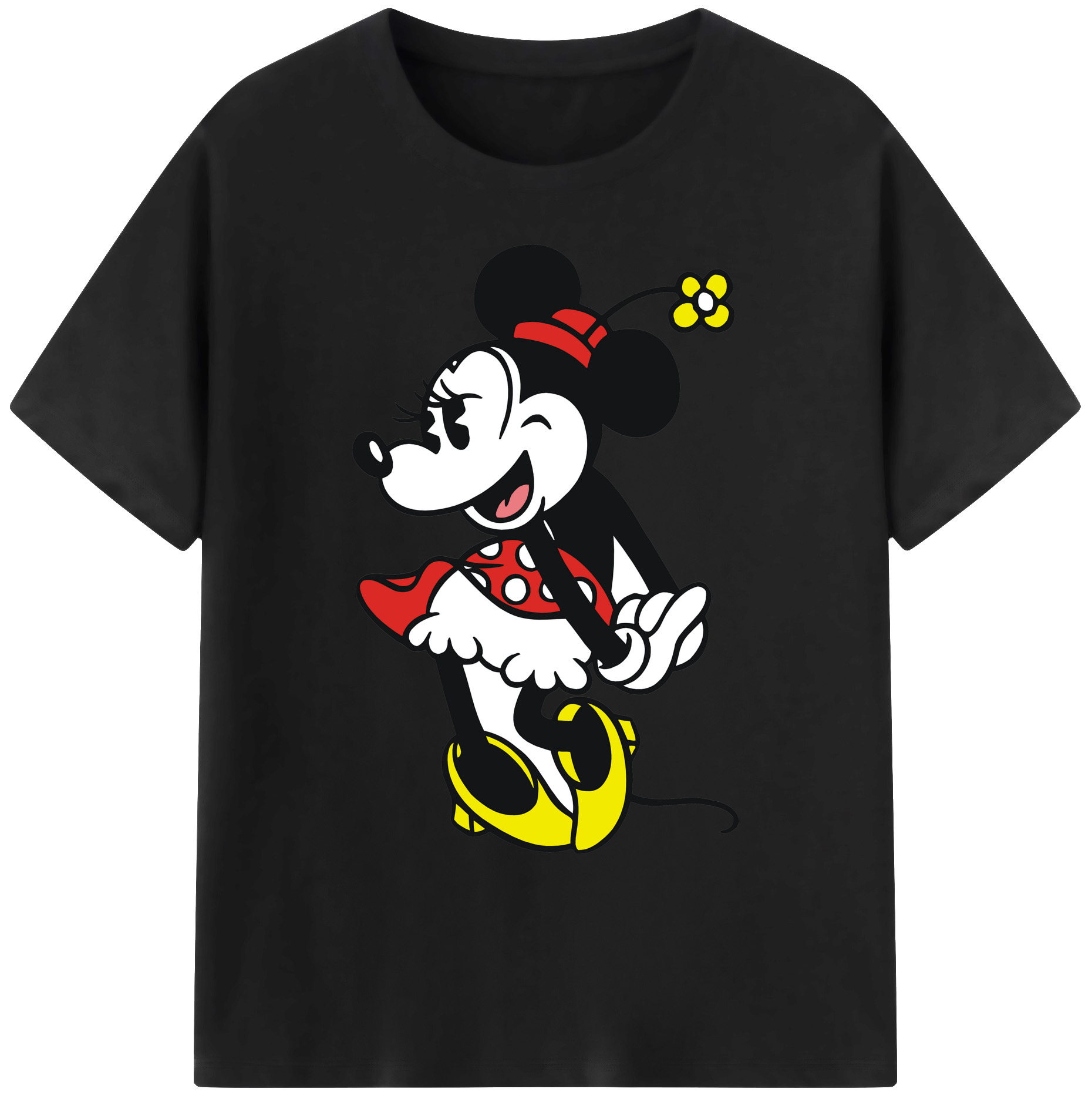 ミッキーマウス Mickey Mouse 綿100％ メンズ半袖Tシャツ｜肌触りやわらか＆通気性