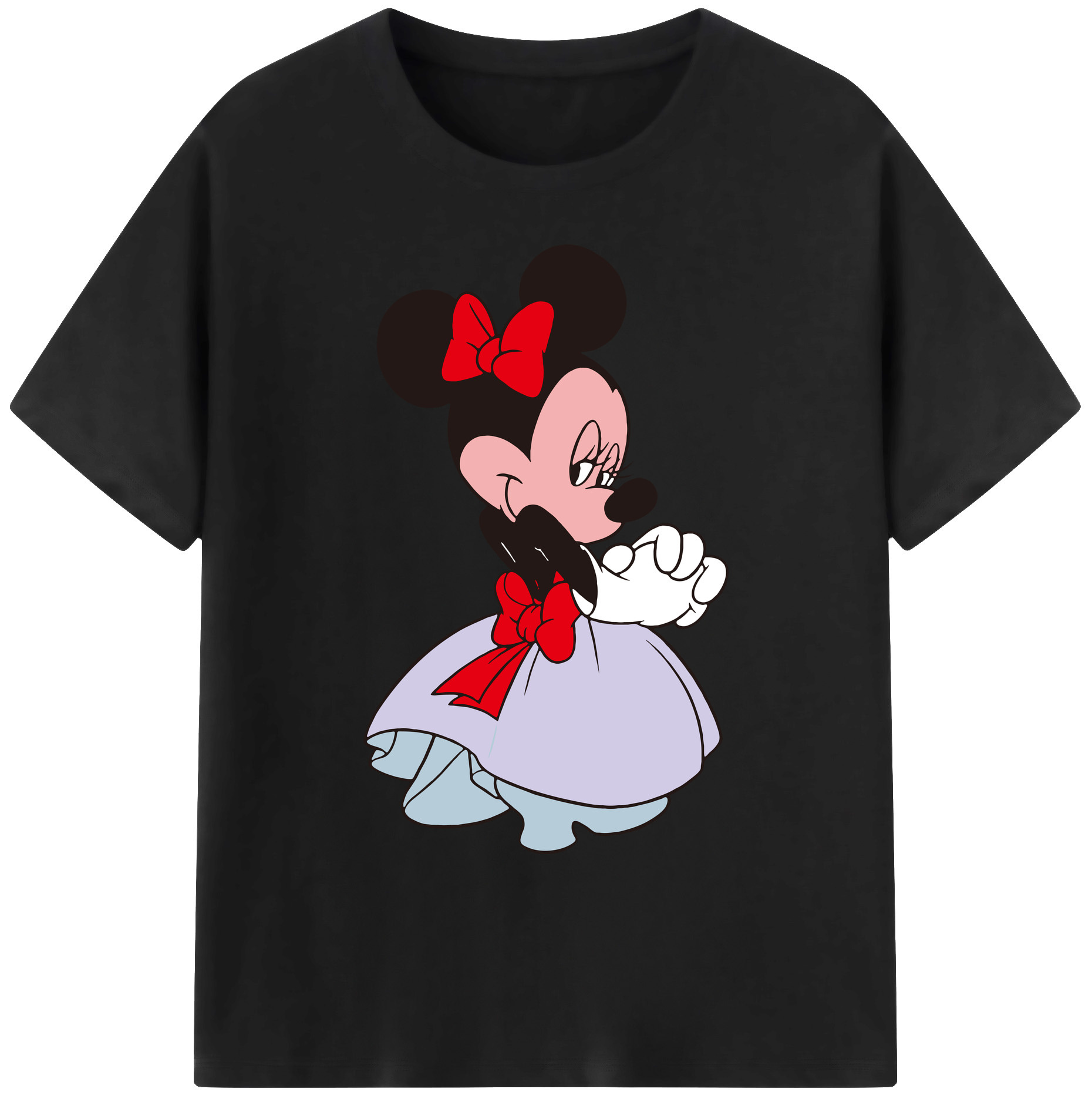 ミッキーマウス Mickey Mouse 綿100％ メンズ半袖Tシャツ｜肌触りやわらか＆通気性
