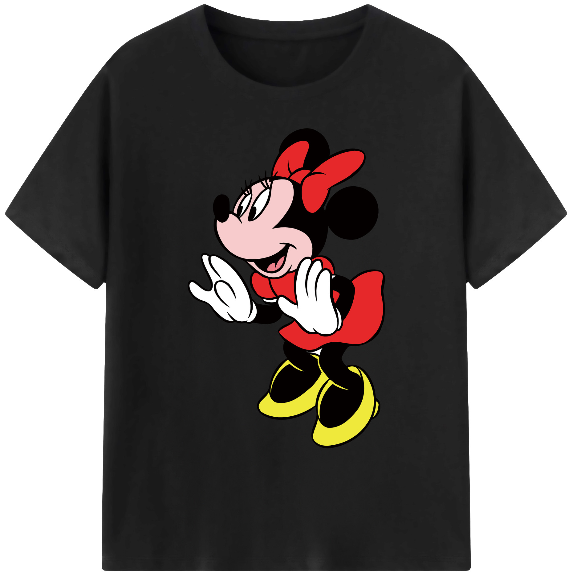ミッキーマウス Mickey Mouse 綿100％ メンズ半袖Tシャツ｜肌触りやわらか＆通気性