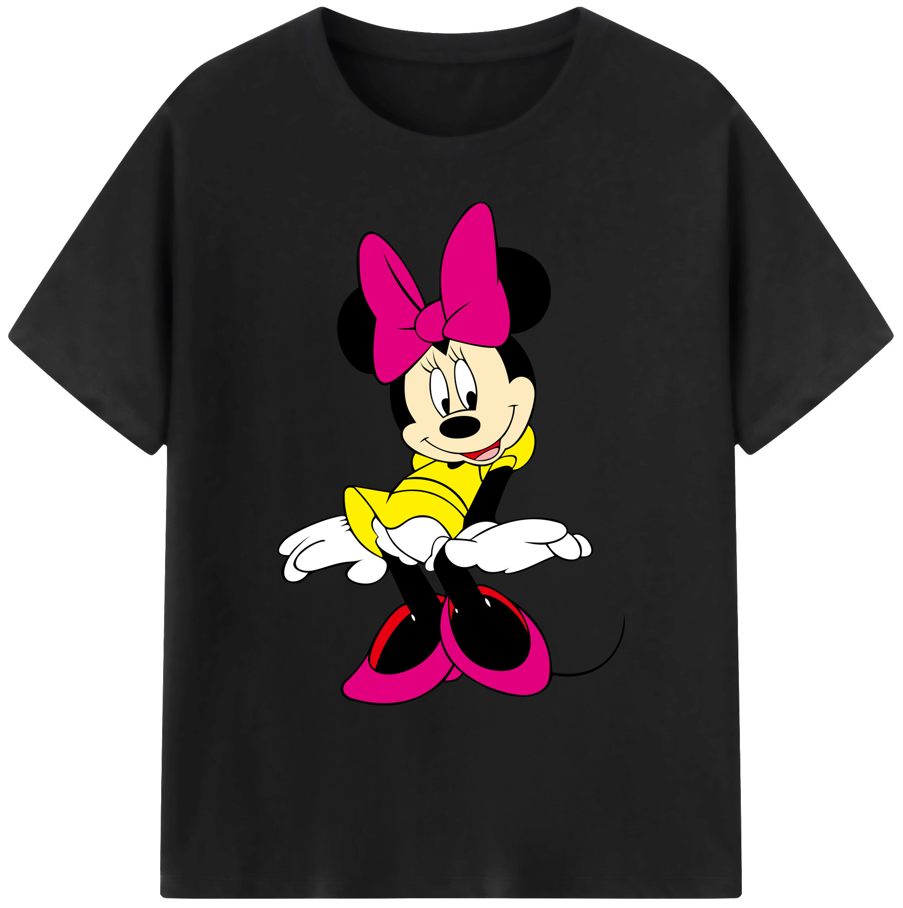 ミッキーマウス Mickey Mouse 綿100％ メンズ半袖Tシャツ｜肌触りやわらか＆通気性