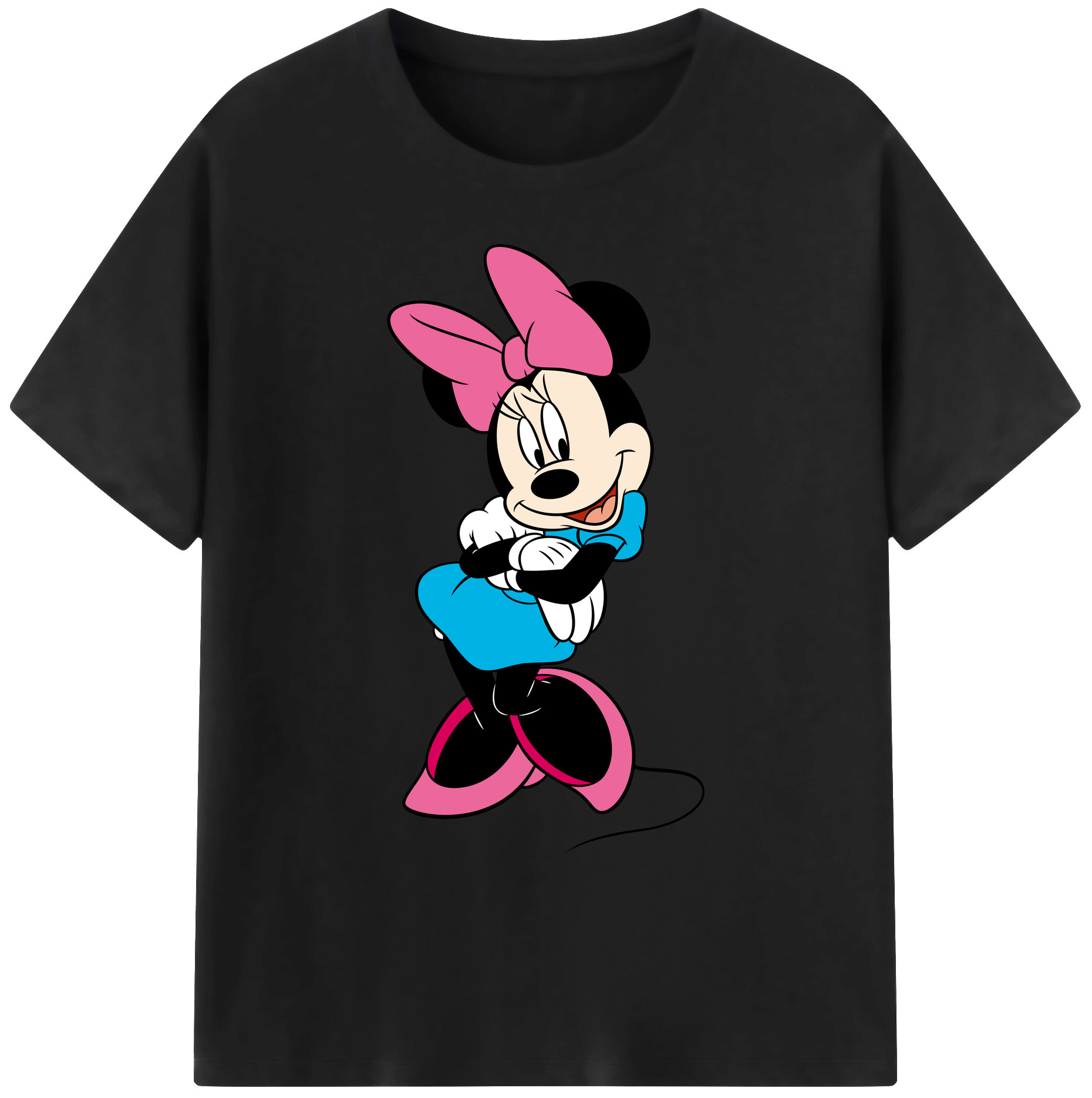ミッキーマウス Mickey Mouse 綿100％ メンズ半袖Tシャツ｜肌触りやわらか＆通気性