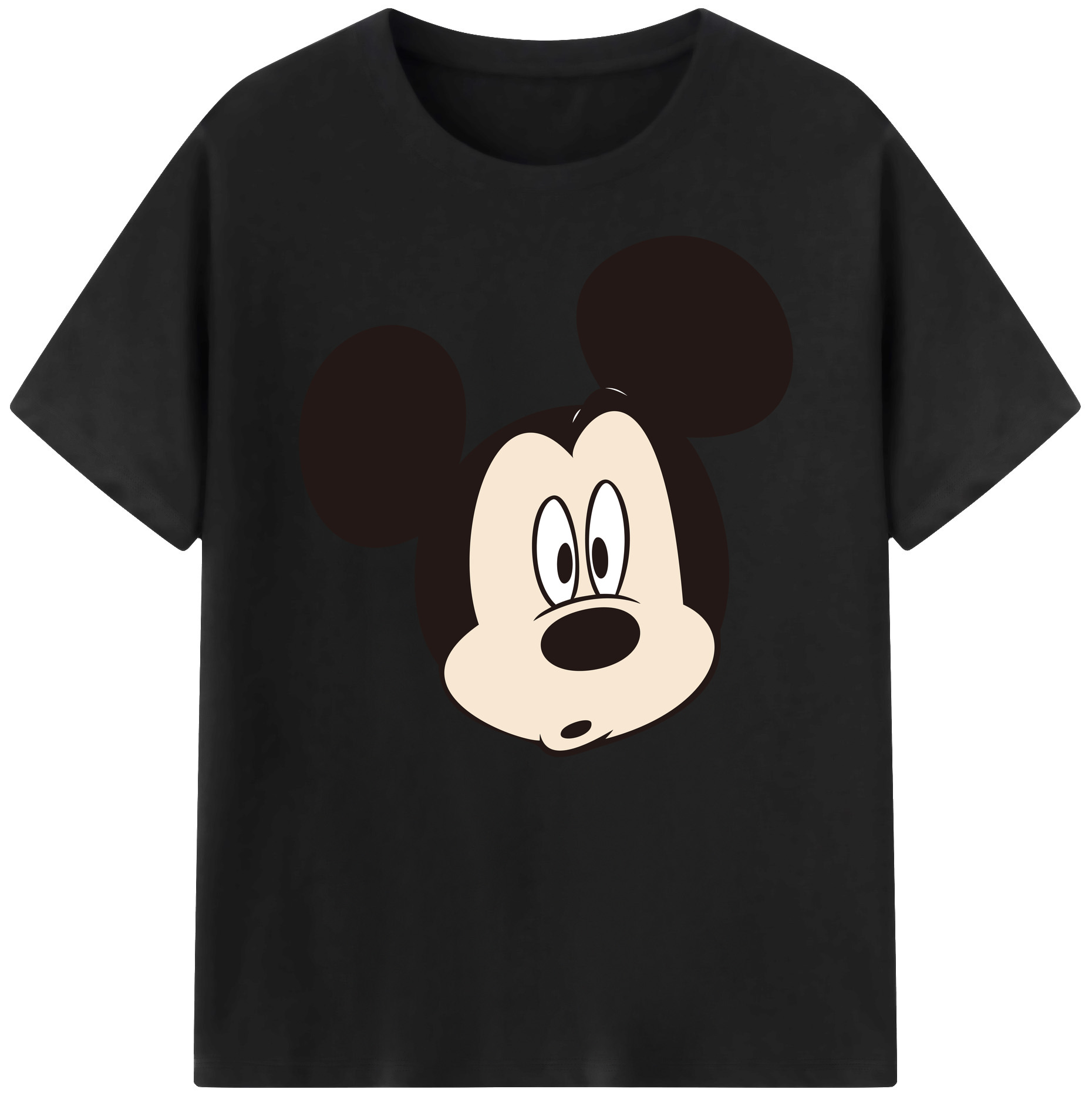 ミッキーマウス Mickey Mouse 綿100％ メンズ半袖Tシャツ｜肌触りやわらか＆通気性