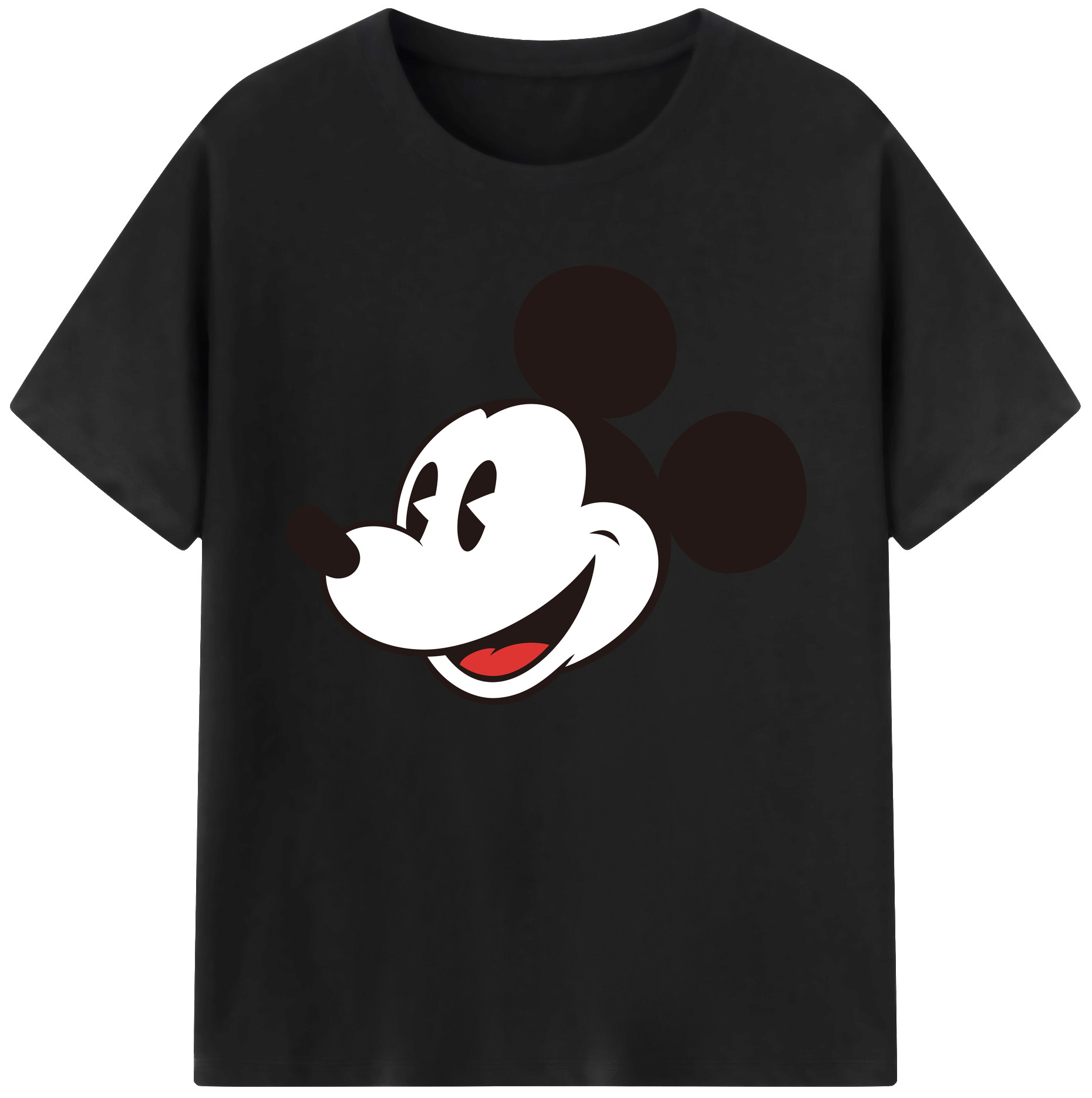 ミッキーマウス Mickey Mouse 綿100％ メンズ半袖Tシャツ｜肌触りやわらか＆通気性