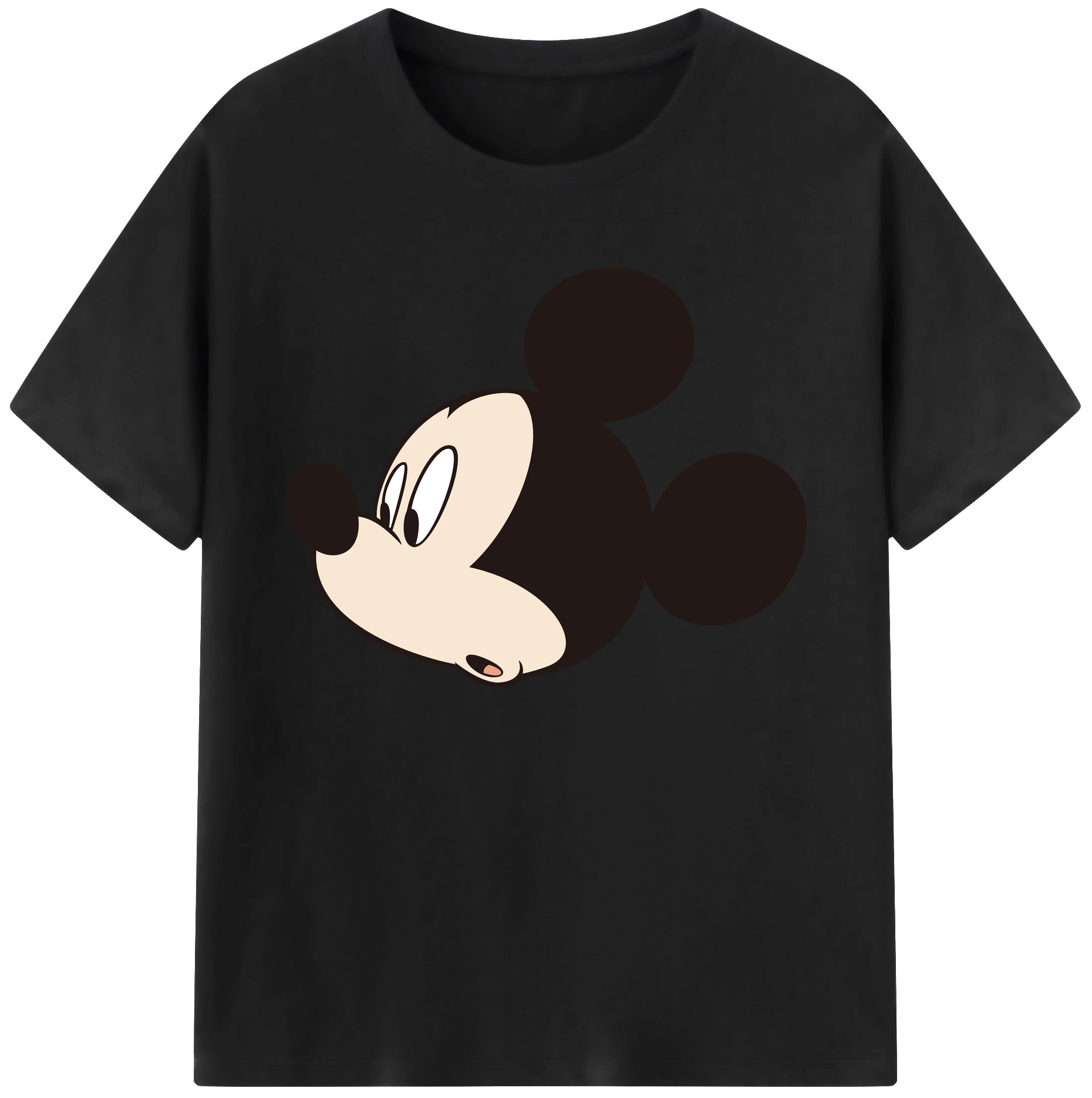 ミッキーマウス Mickey Mouse 綿100％ メンズ半袖Tシャツ｜肌触りやわらか＆通気性