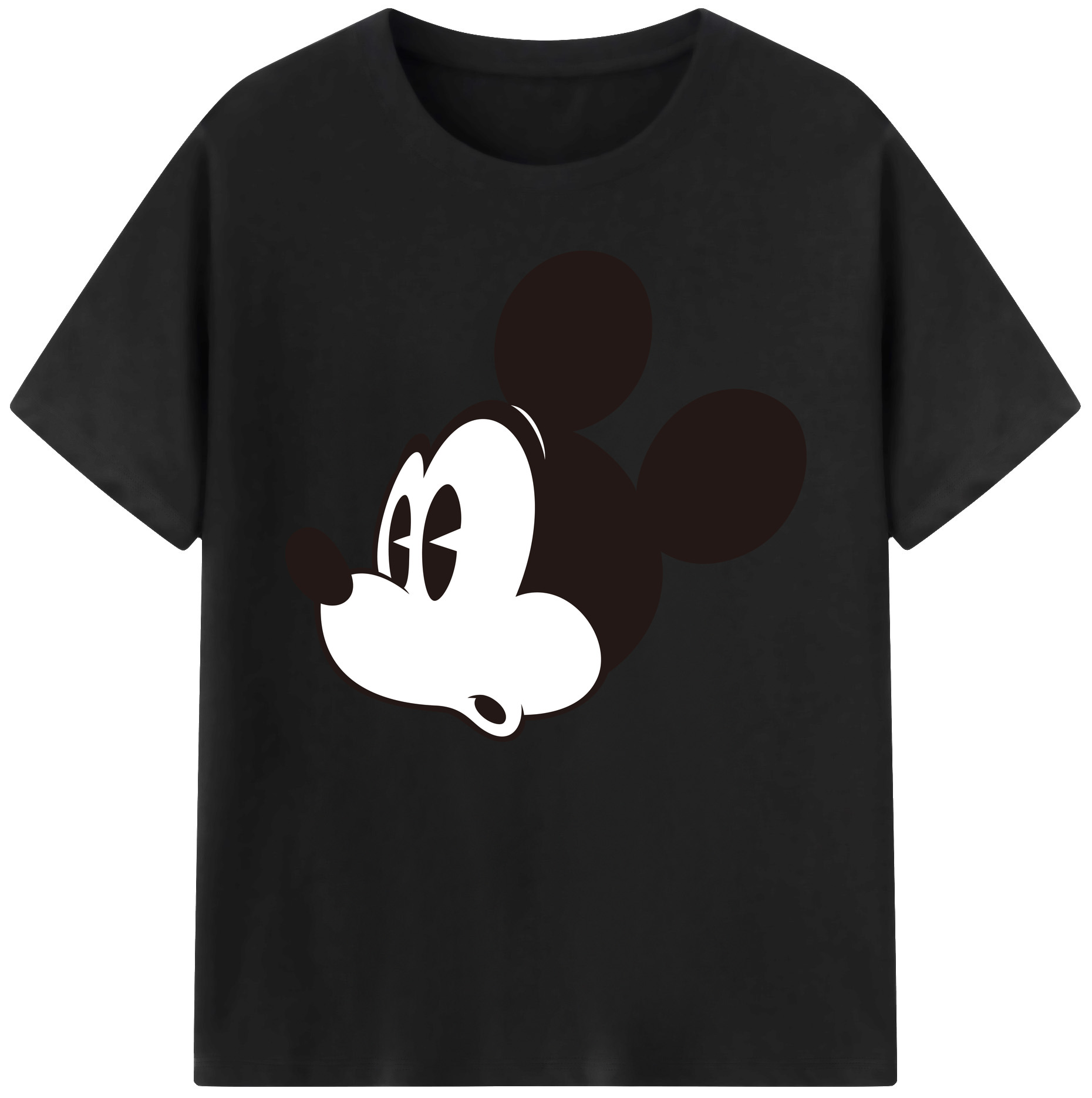 ミッキーマウス Mickey Mouse 綿100％ メンズ半袖Tシャツ｜肌触りやわらか＆通気性