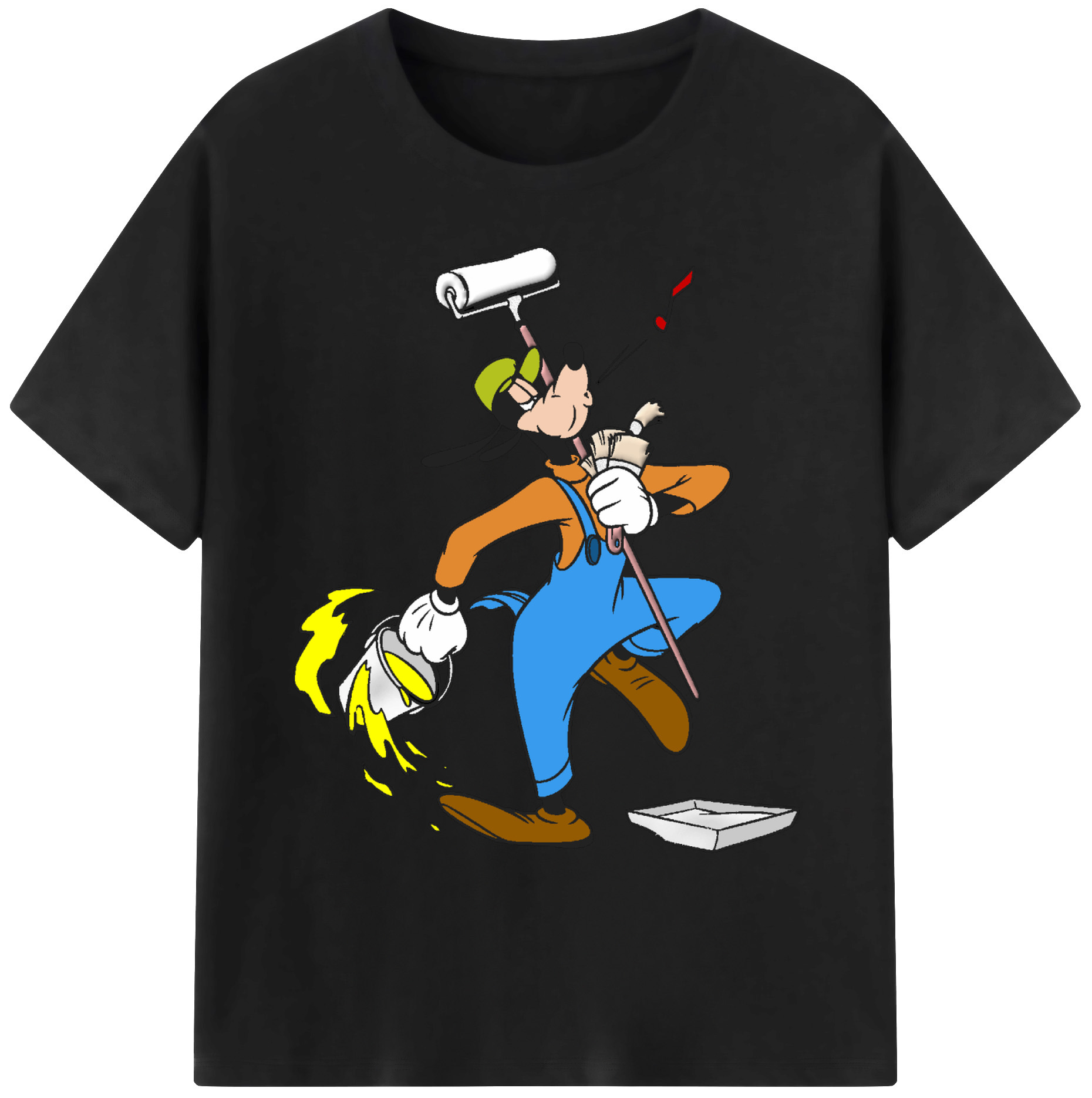 ミッキーマウス Mickey Mouse 綿100％ メンズ半袖Tシャツ｜肌触りやわらか＆通気性