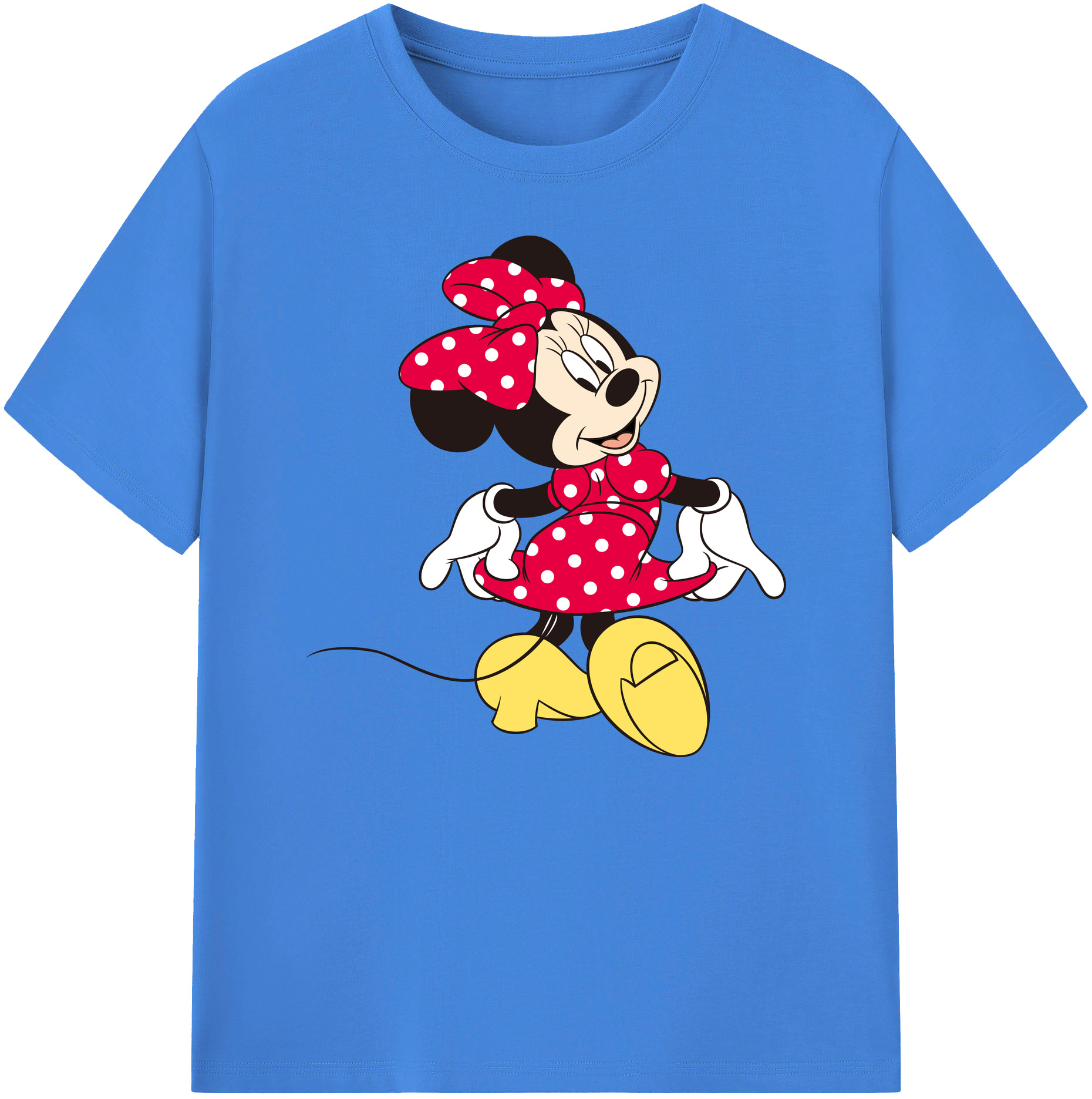 ミッキーマウス Mickey Mouse 綿100％ メンズ半袖Tシャツ｜肌触りやわらか＆通気性