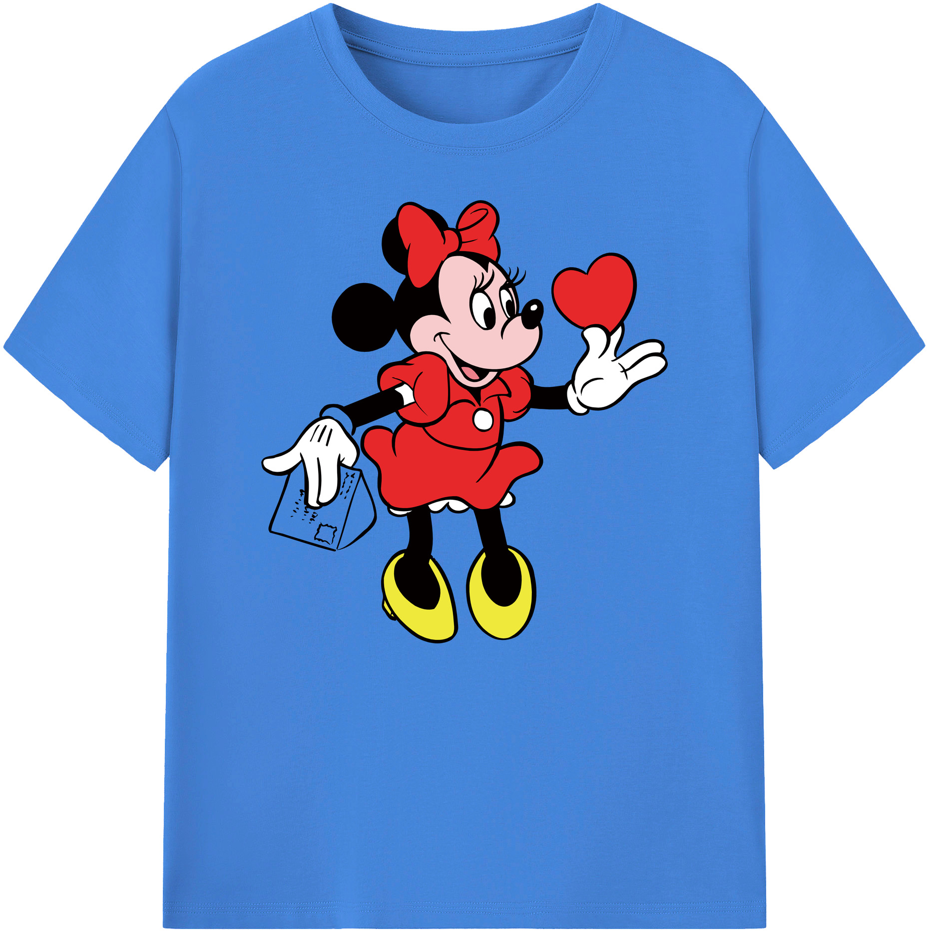 ミッキーマウス Mickey Mouse 綿100％ メンズ半袖Tシャツ｜肌触りやわらか＆通気性