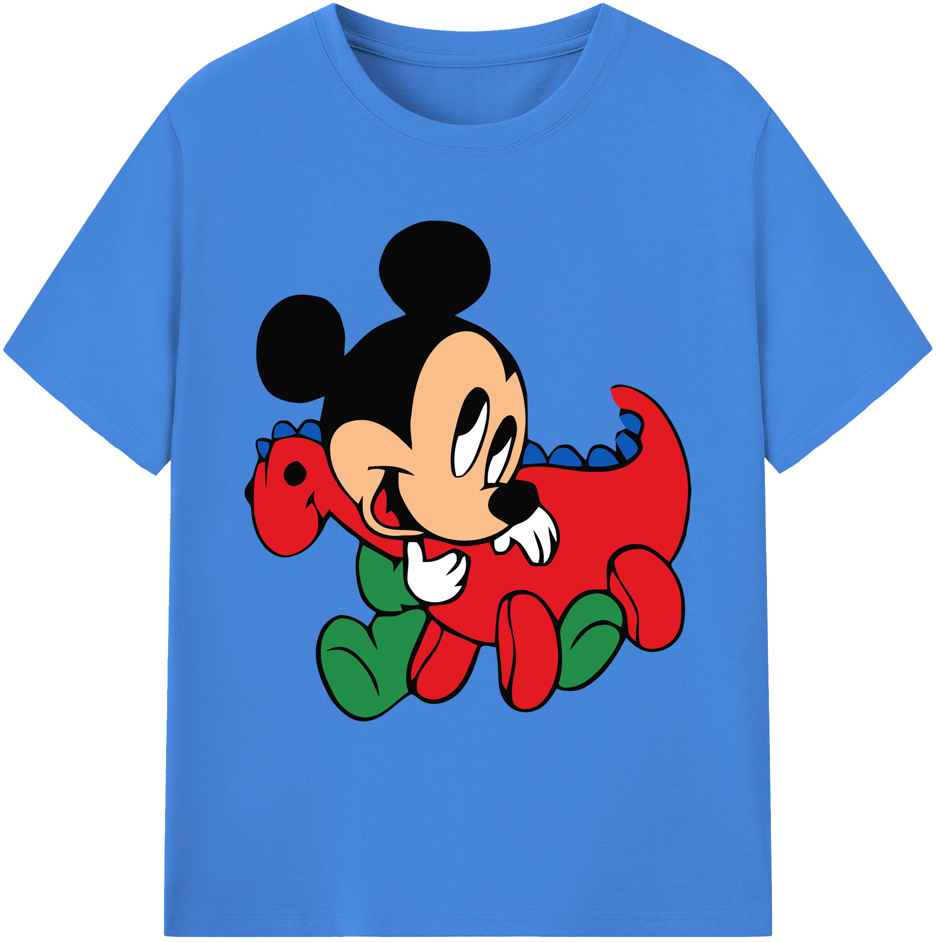 ミッキーマウス Mickey Mouse 綿100％ メンズ半袖Tシャツ｜肌触りやわらか＆通気性
