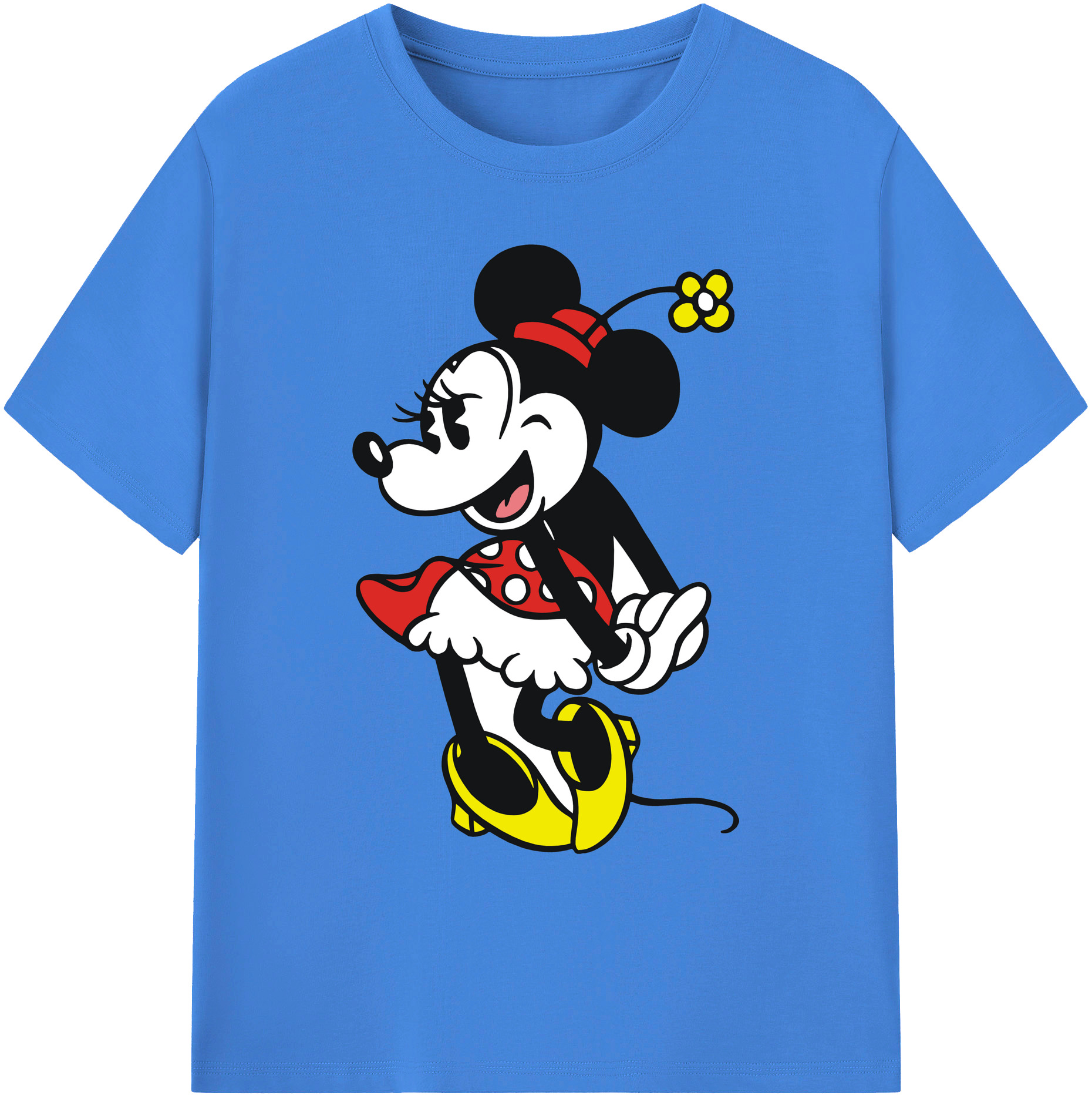 ミッキーマウス Mickey Mouse 綿100％ メンズ半袖Tシャツ｜肌触りやわらか＆通気性