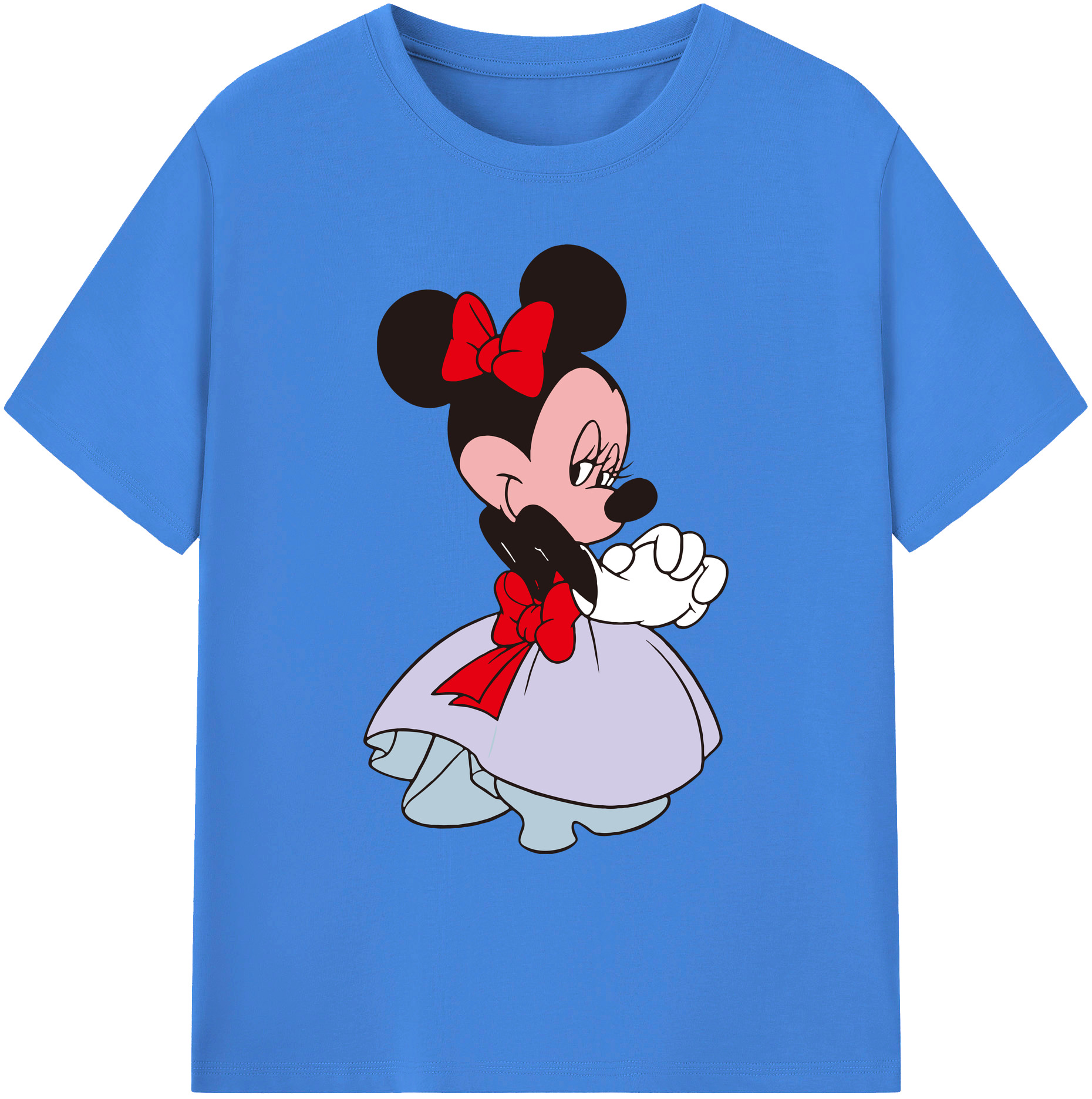 ミッキーマウス Mickey Mouse 綿100％ メンズ半袖Tシャツ｜肌触りやわらか＆通気性