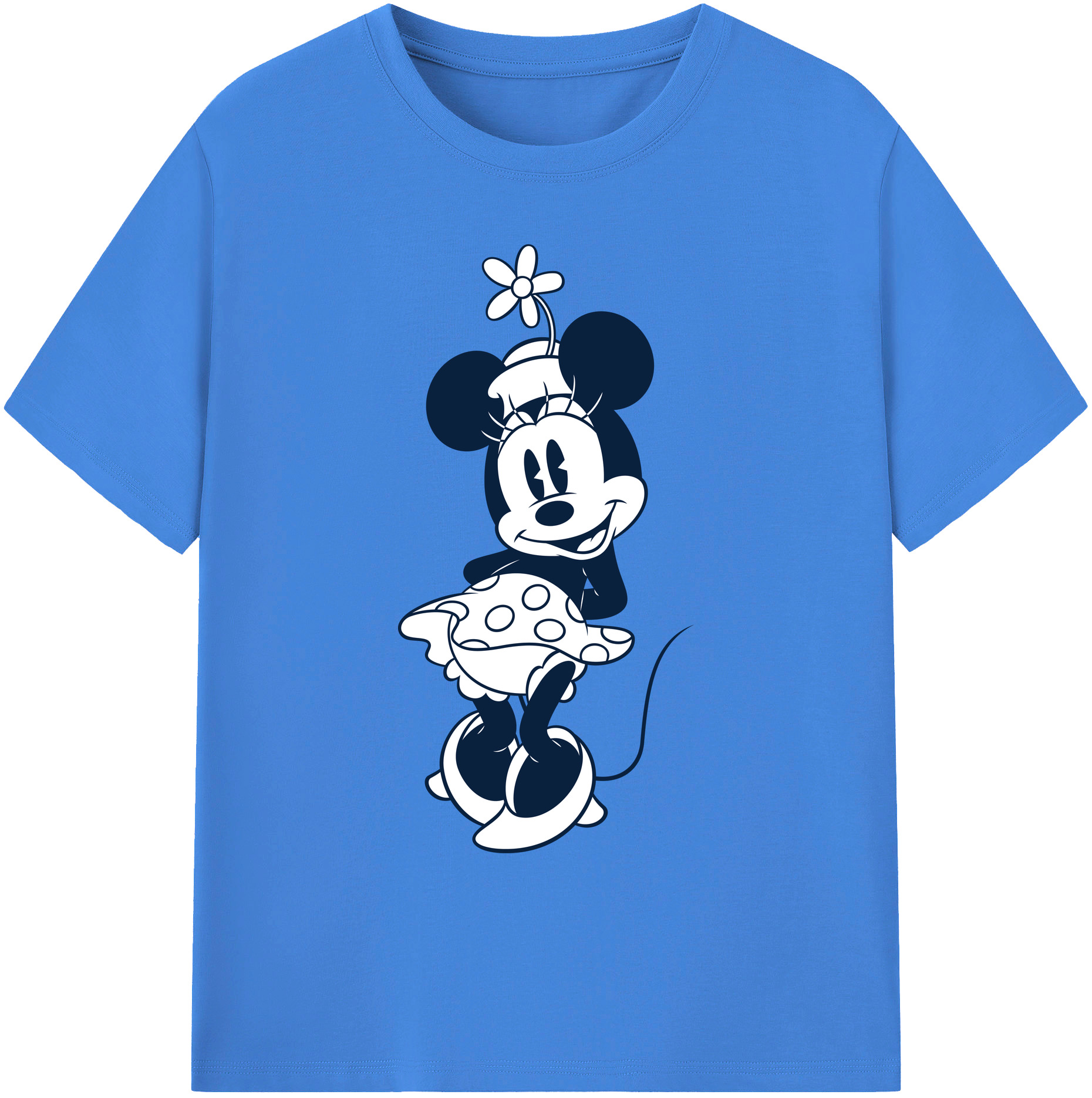 ミッキーマウス Mickey Mouse 綿100％ メンズ半袖Tシャツ｜肌触りやわらか＆通気性
