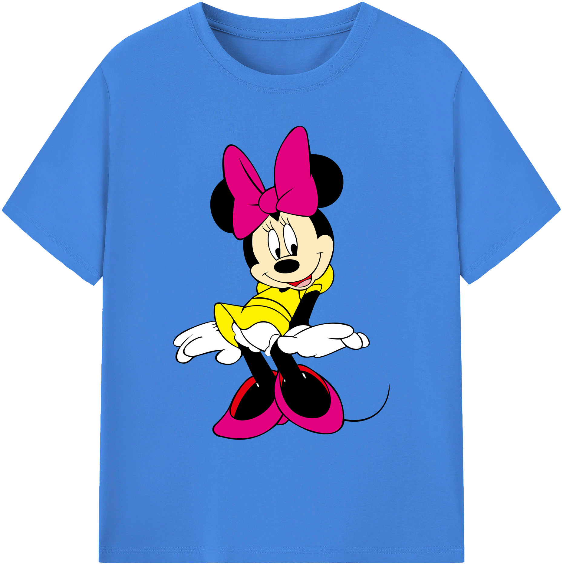 ミッキーマウス Mickey Mouse 綿100％ メンズ半袖Tシャツ｜肌触りやわらか＆通気性