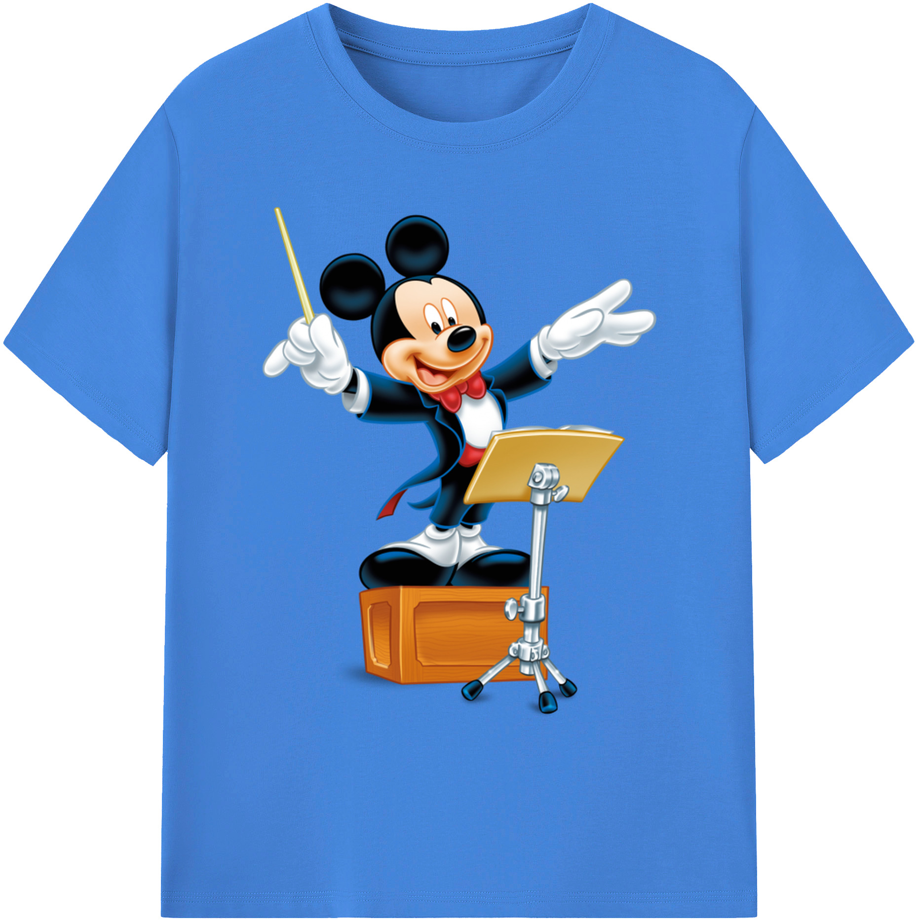 ミッキーマウス Mickey Mouse 綿100％ メンズ半袖Tシャツ｜肌触りやわらか＆通気性