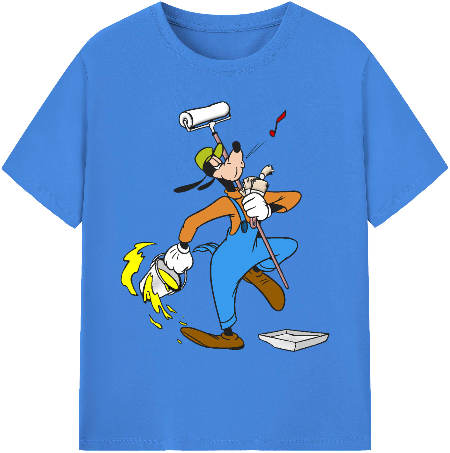 ミッキーマウス Mickey Mouse 綿100％ メンズ半袖Tシャツ｜肌触りやわらか＆通気性