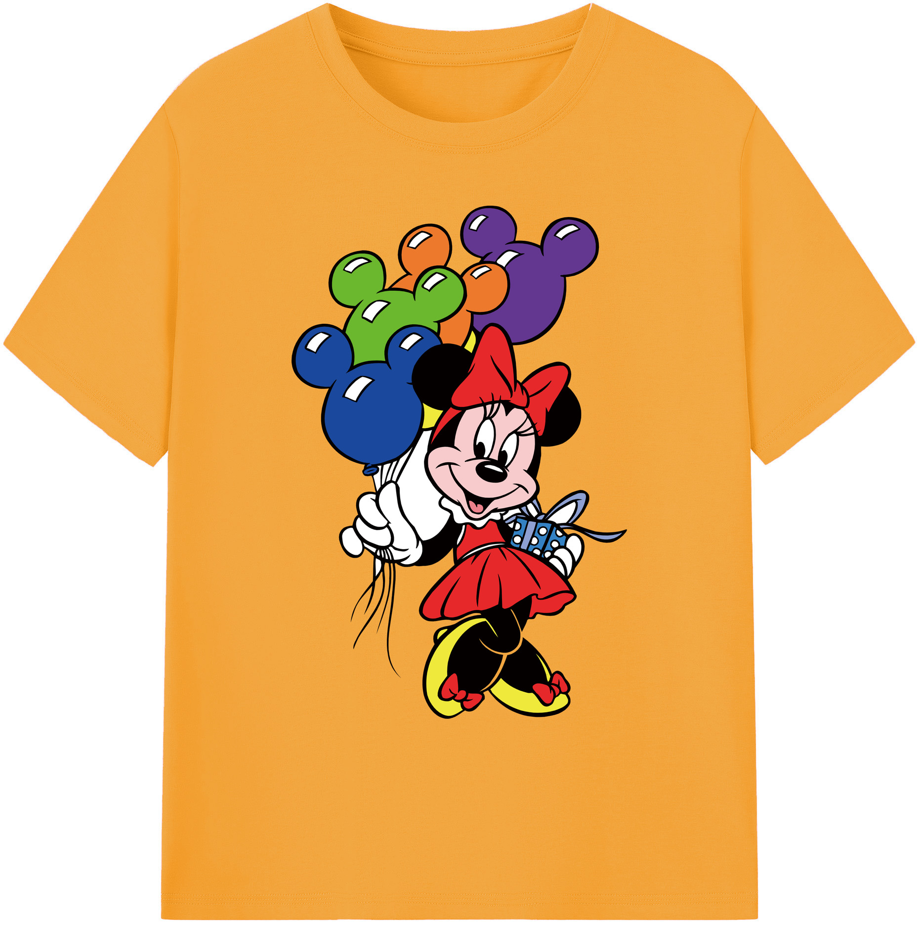 ミッキーマウス Mickey Mouse 綿100％ メンズ半袖Tシャツ｜肌触りやわらか＆通気性