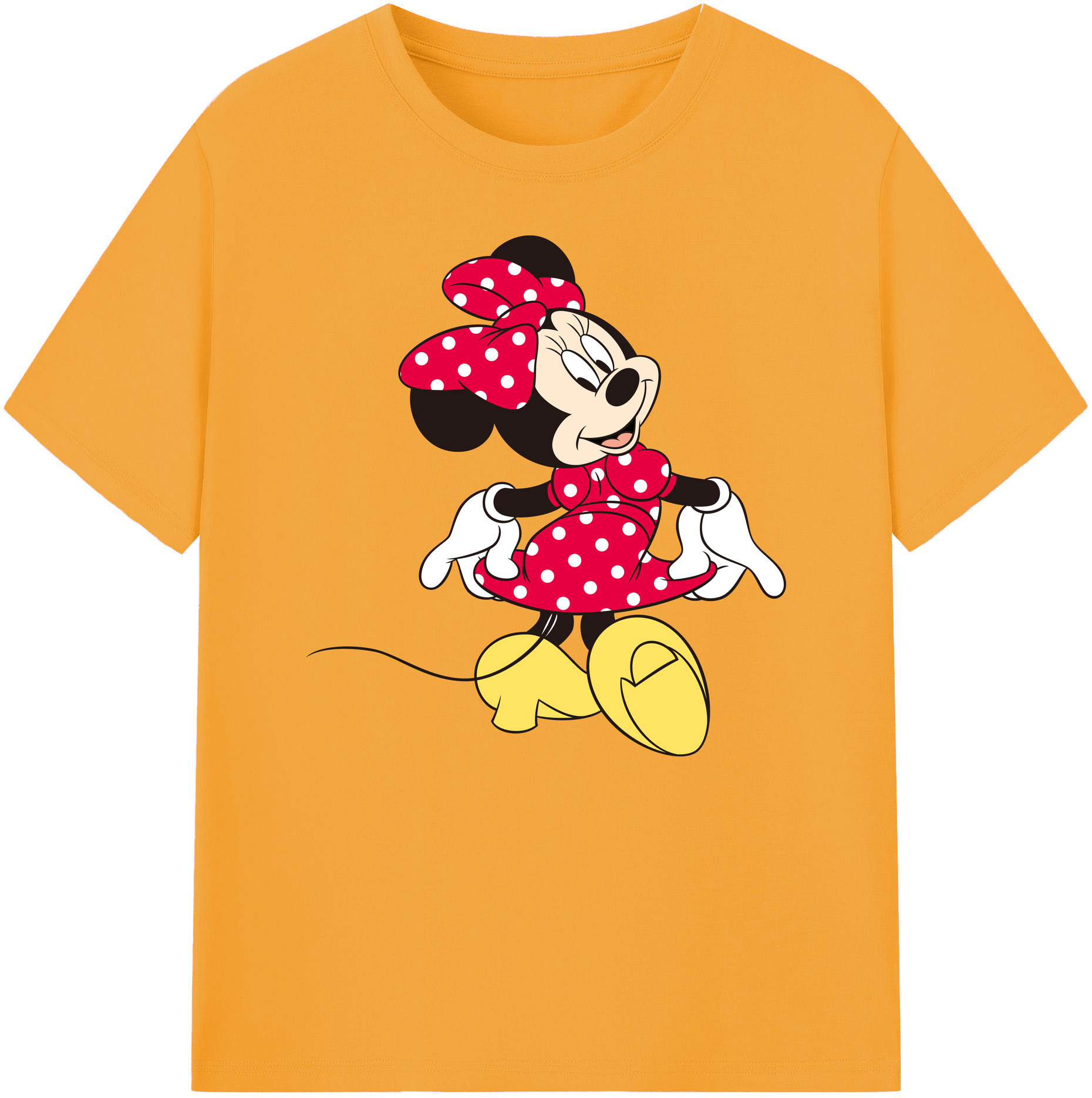 ミッキーマウス Mickey Mouse 綿100％ メンズ半袖Tシャツ｜肌触りやわらか＆通気性