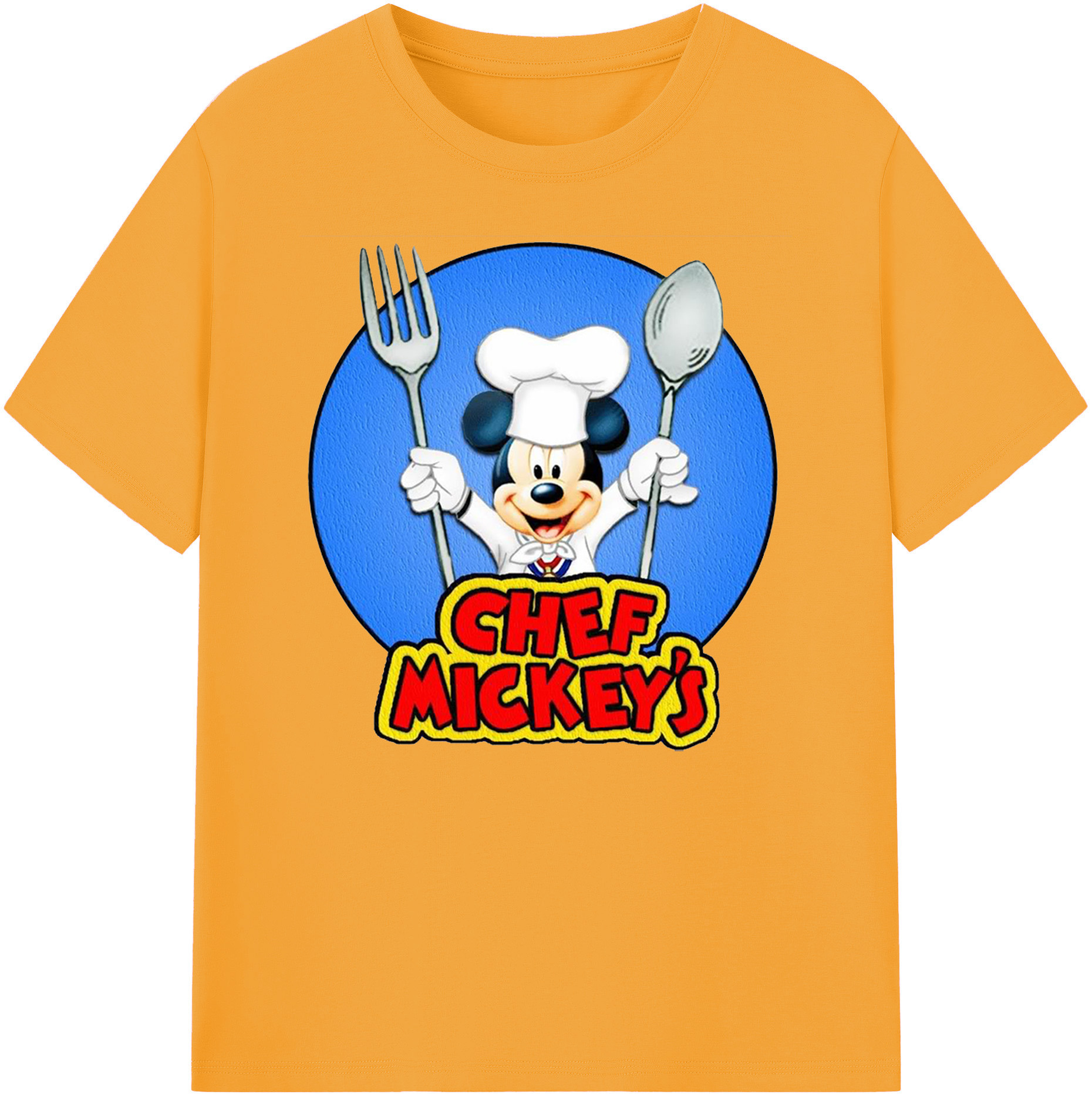 ミッキーマウス Mickey Mouse 綿100％ メンズ半袖Tシャツ｜肌触りやわらか＆通気性