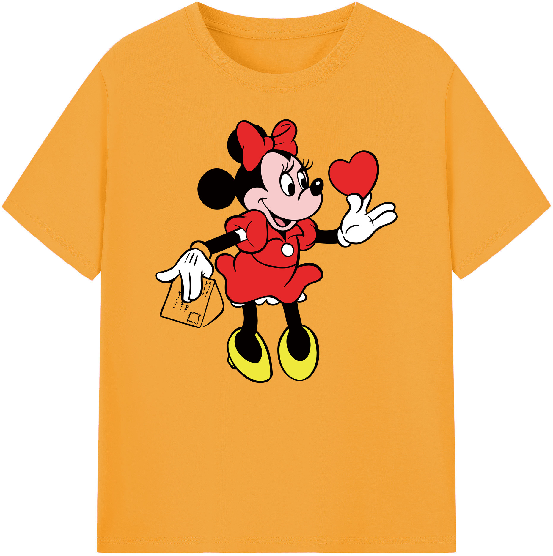 ミッキーマウス Mickey Mouse 綿100％ メンズ半袖Tシャツ｜肌触りやわらか＆通気性