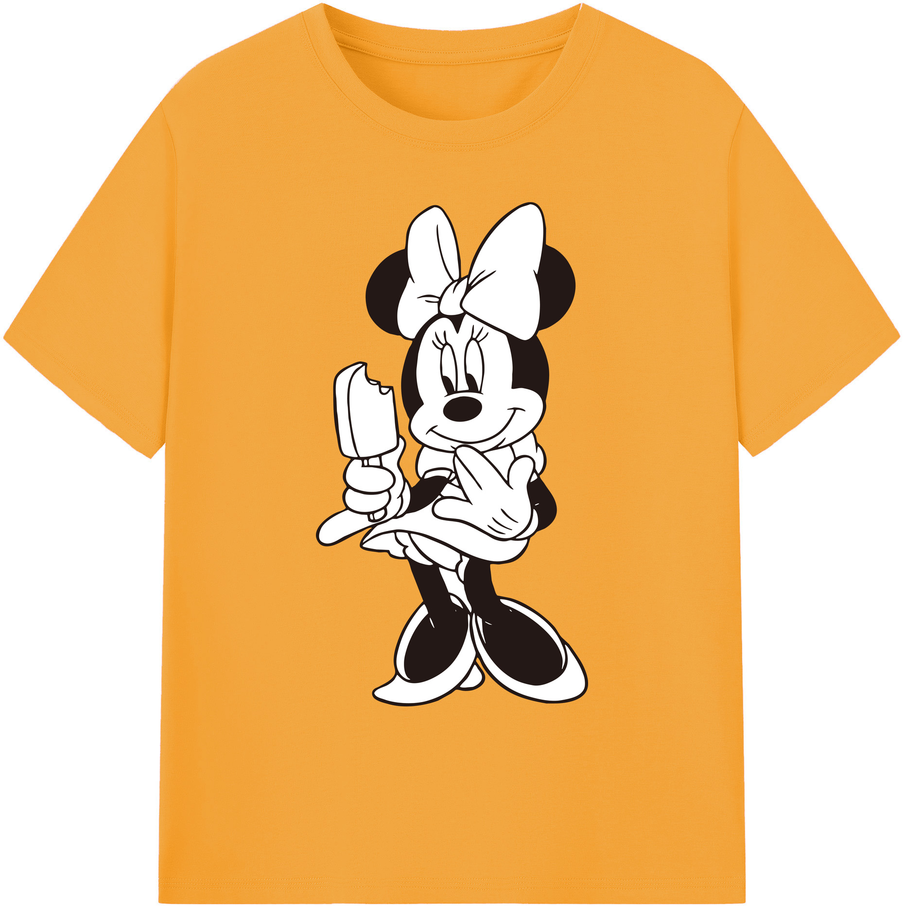 ミッキーマウス Mickey Mouse 綿100％ メンズ半袖Tシャツ｜肌触りやわらか＆通気性