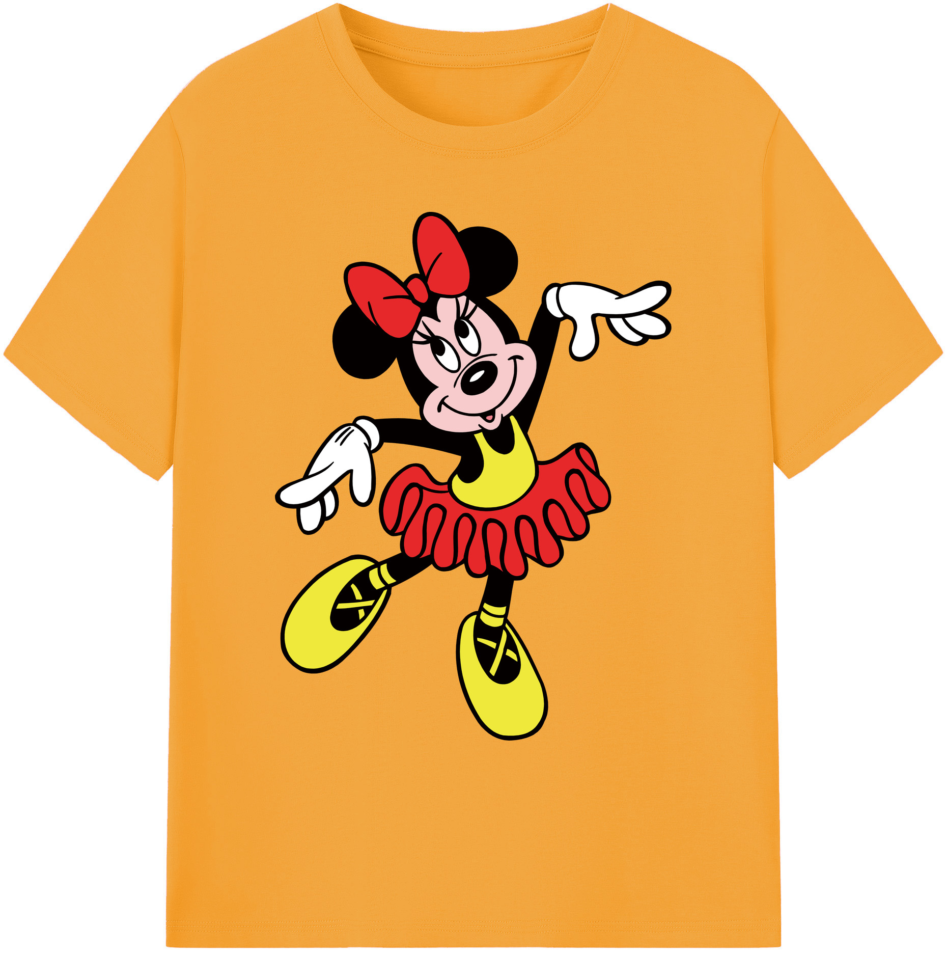 ミッキーマウス Mickey Mouse 綿100％ メンズ半袖Tシャツ｜肌触りやわらか＆通気性