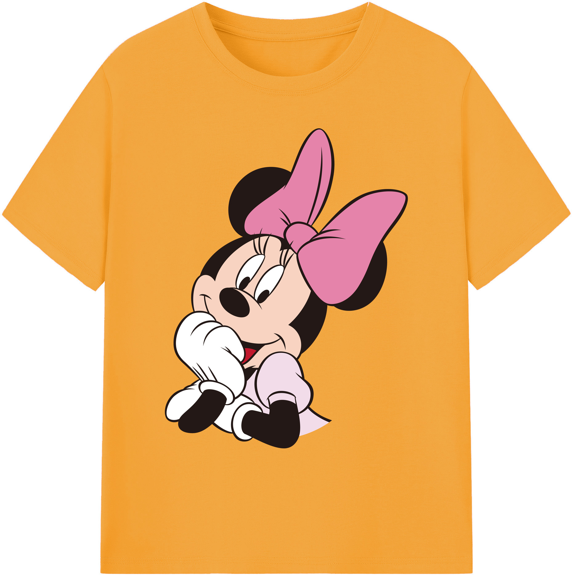 ミッキーマウス Mickey Mouse 綿100％ メンズ半袖Tシャツ｜肌触りやわらか＆通気性