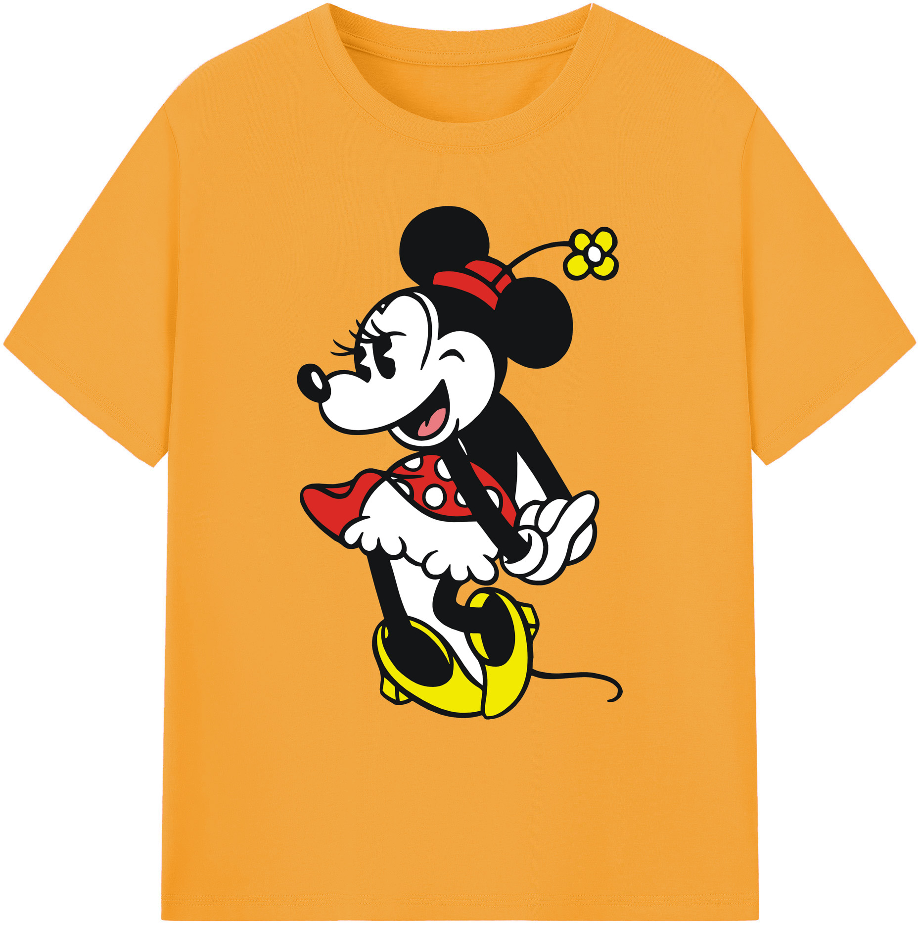 ミッキーマウス Mickey Mouse 綿100％ メンズ半袖Tシャツ｜肌触りやわらか＆通気性