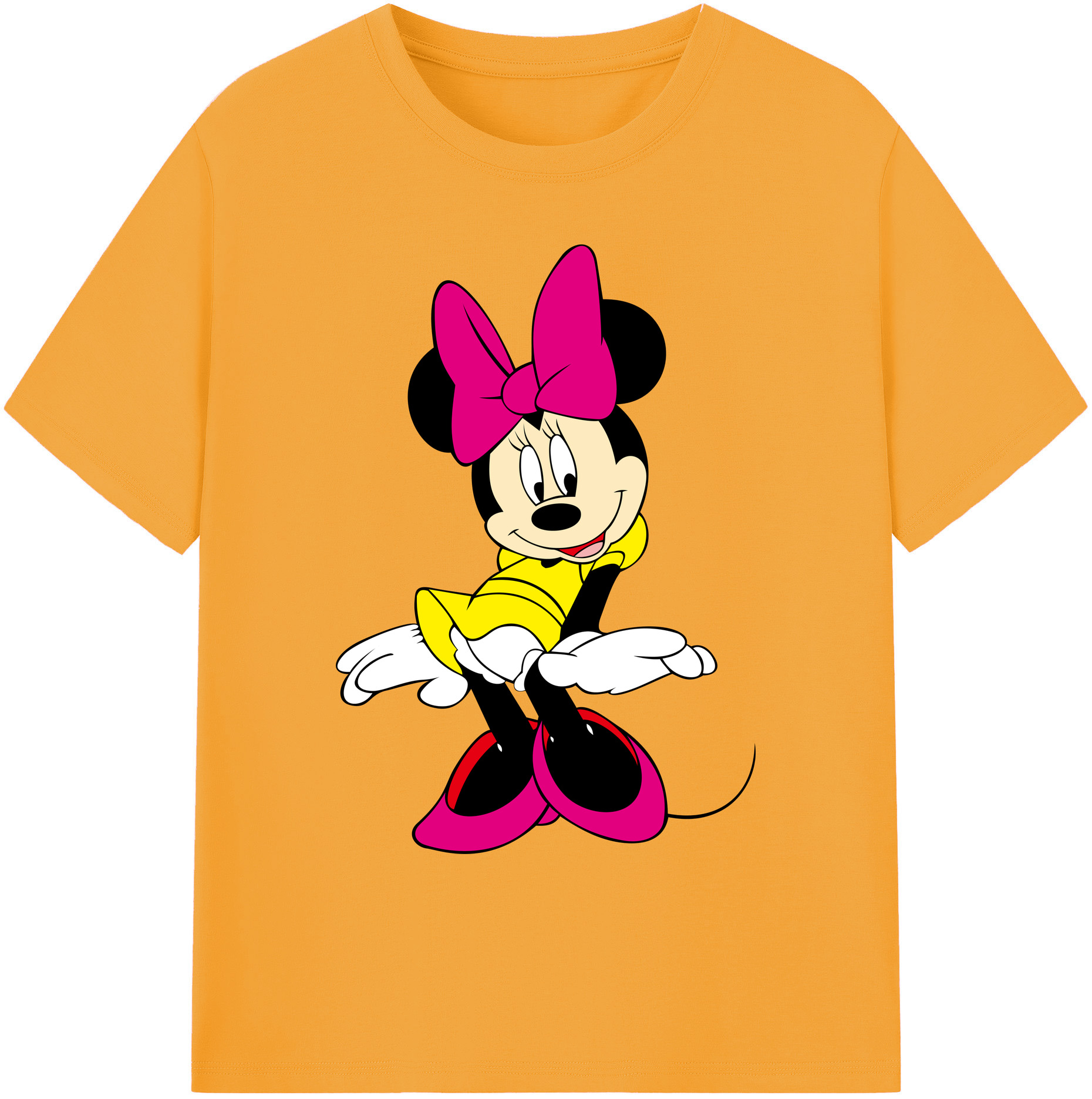 ミッキーマウス Mickey Mouse 綿100％ メンズ半袖Tシャツ｜肌触りやわらか＆通気性