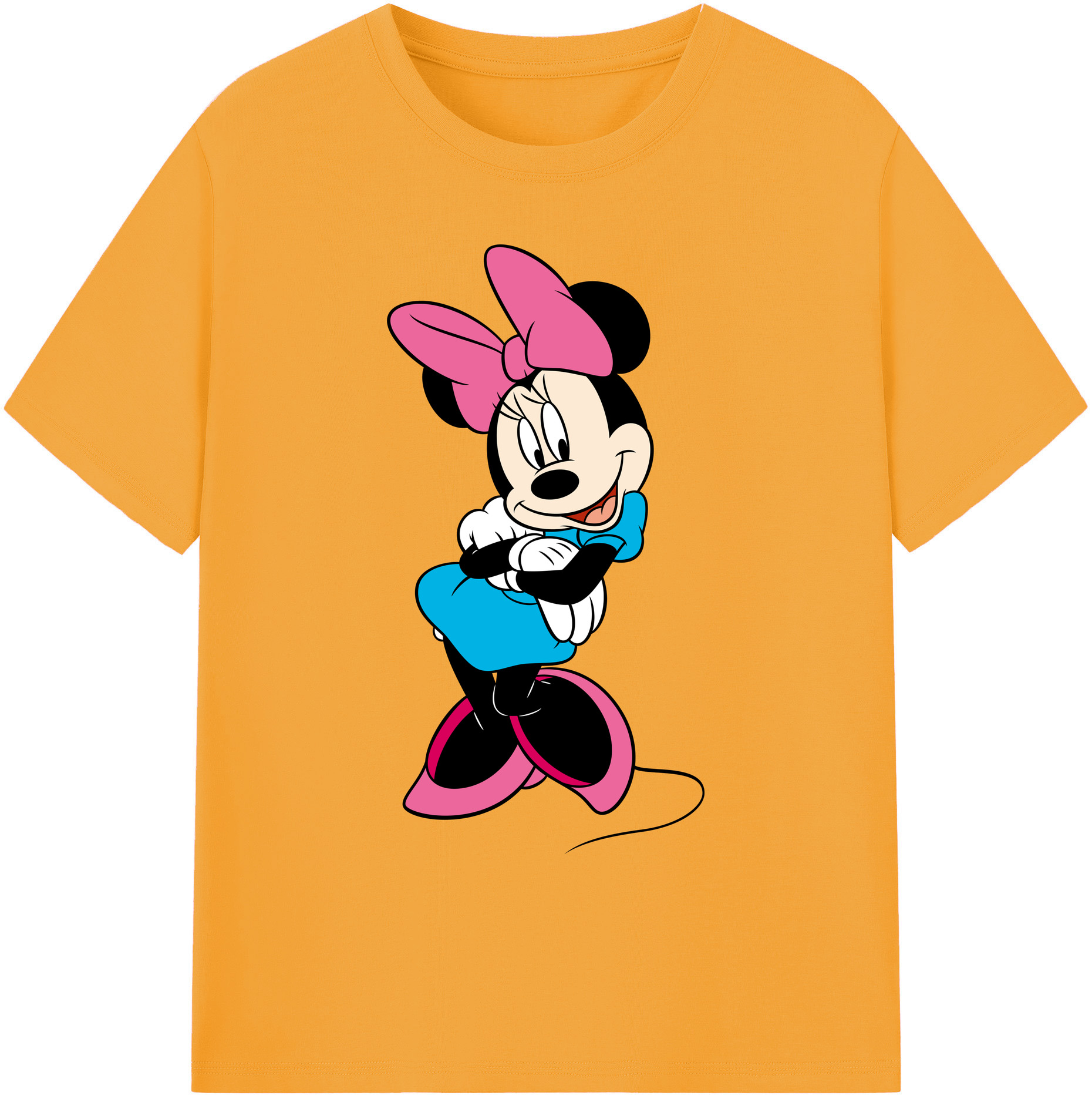ミッキーマウス Mickey Mouse 綿100％ メンズ半袖Tシャツ｜肌触りやわらか＆通気性