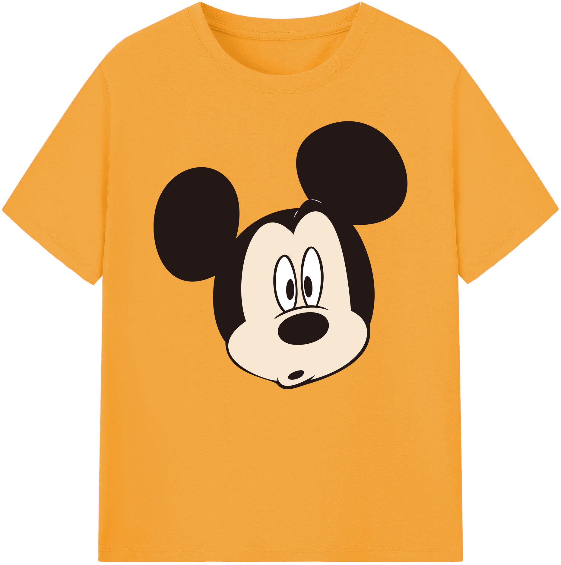 ミッキーマウス Mickey Mouse 綿100％ メンズ半袖Tシャツ｜肌触りやわらか＆通気性