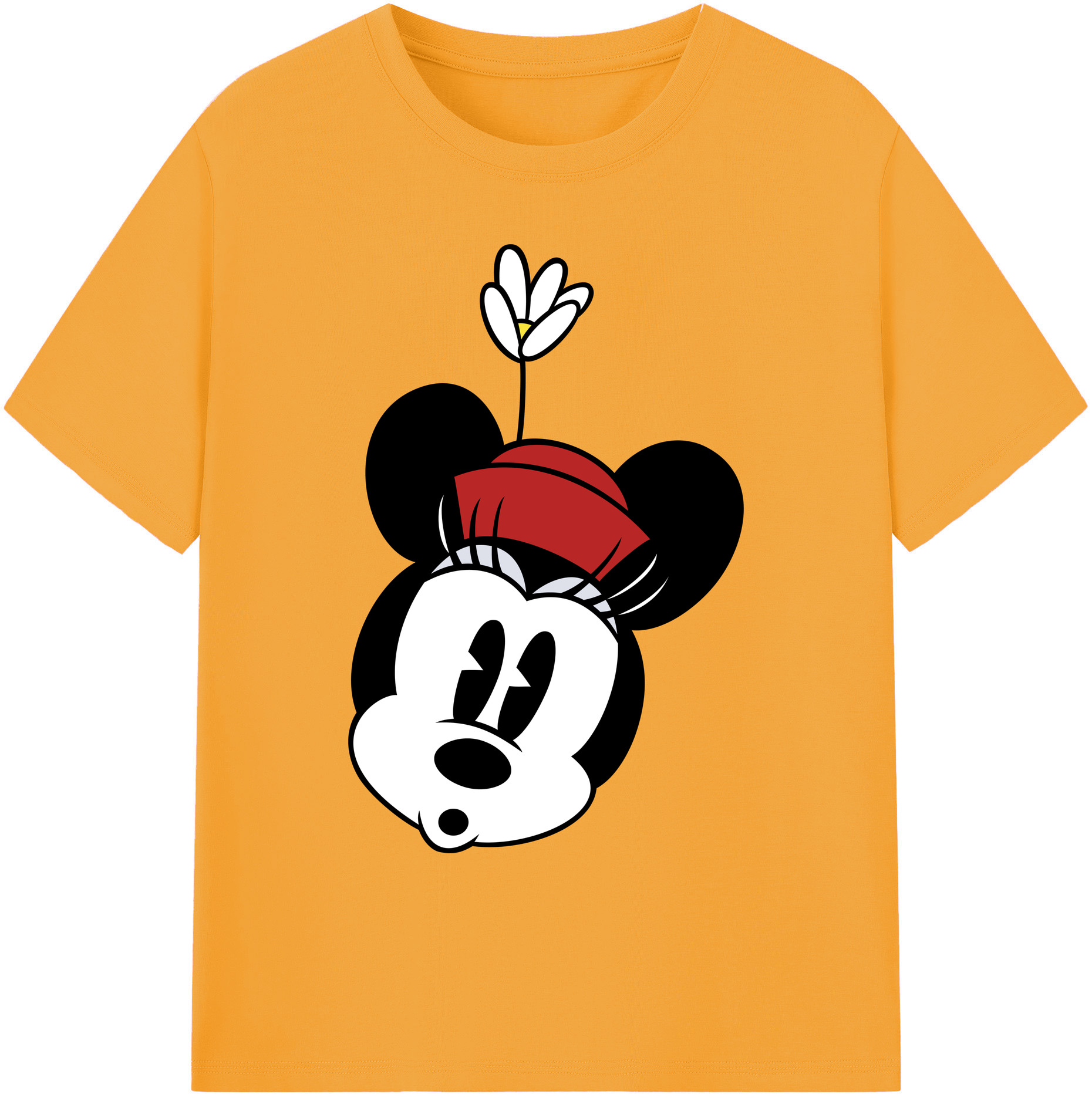ミッキーマウス Mickey Mouse 綿100％ メンズ半袖Tシャツ｜肌触りやわらか＆通気性