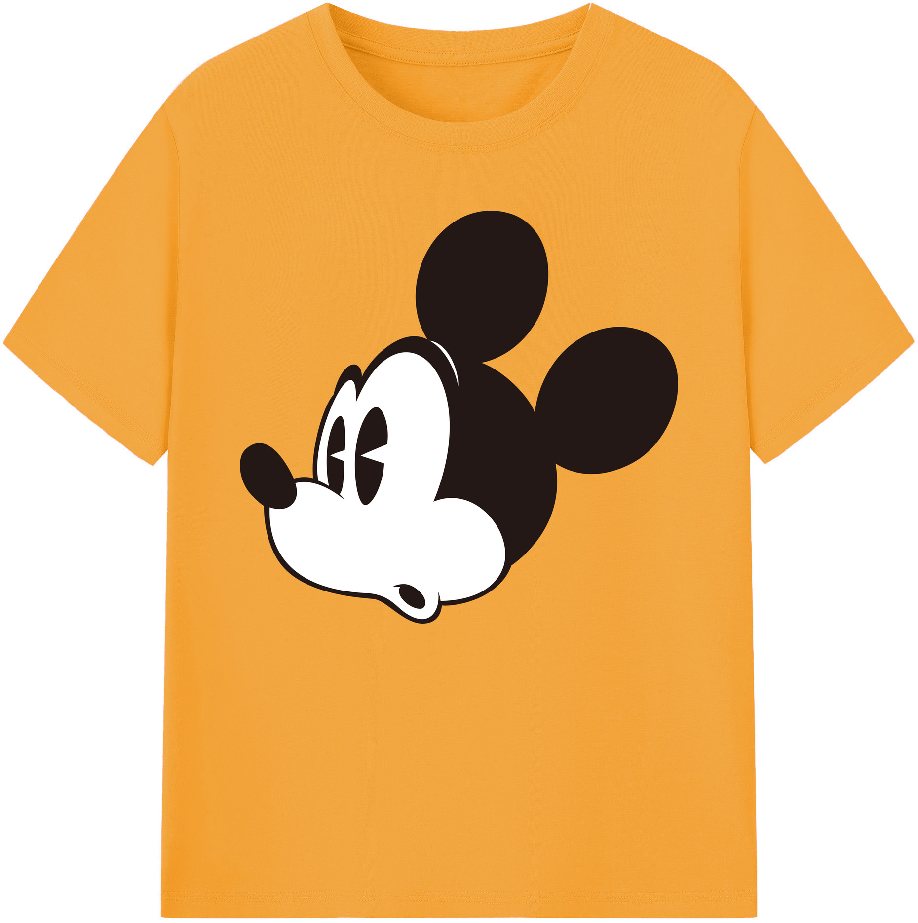 ミッキーマウス Mickey Mouse 綿100％ メンズ半袖Tシャツ｜肌触りやわらか＆通気性