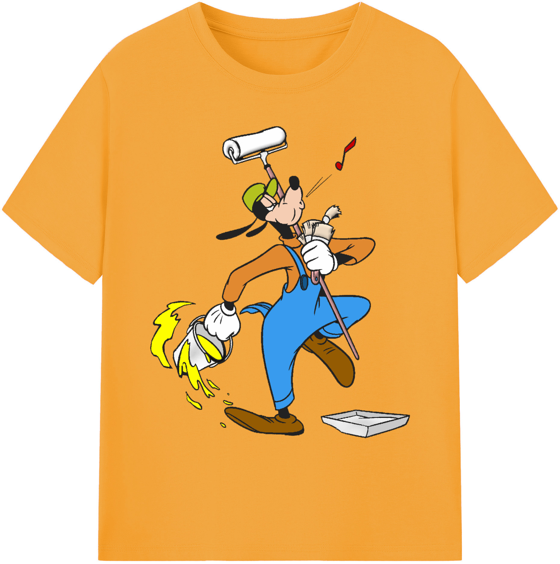 ミッキーマウス Mickey Mouse 綿100％ メンズ半袖Tシャツ｜肌触りやわらか＆通気性