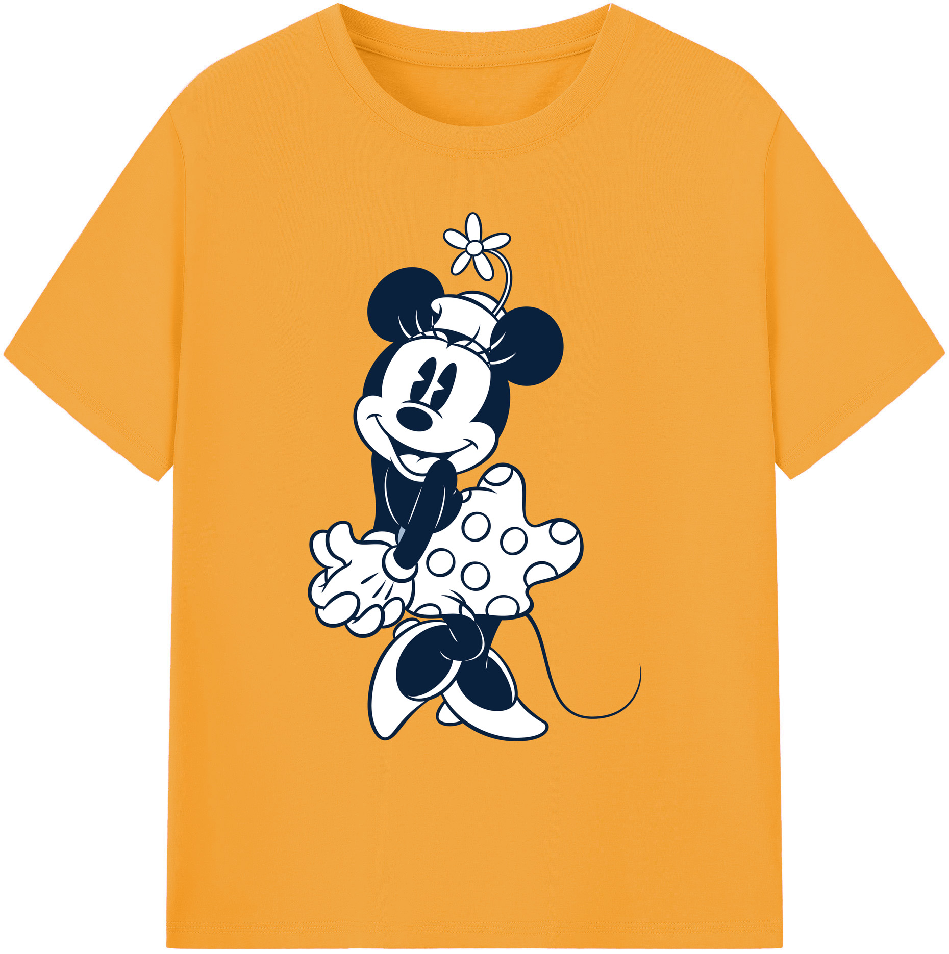 ミッキーマウス Mickey Mouse 綿100％ メンズ半袖Tシャツ｜肌触りやわらか＆通気性